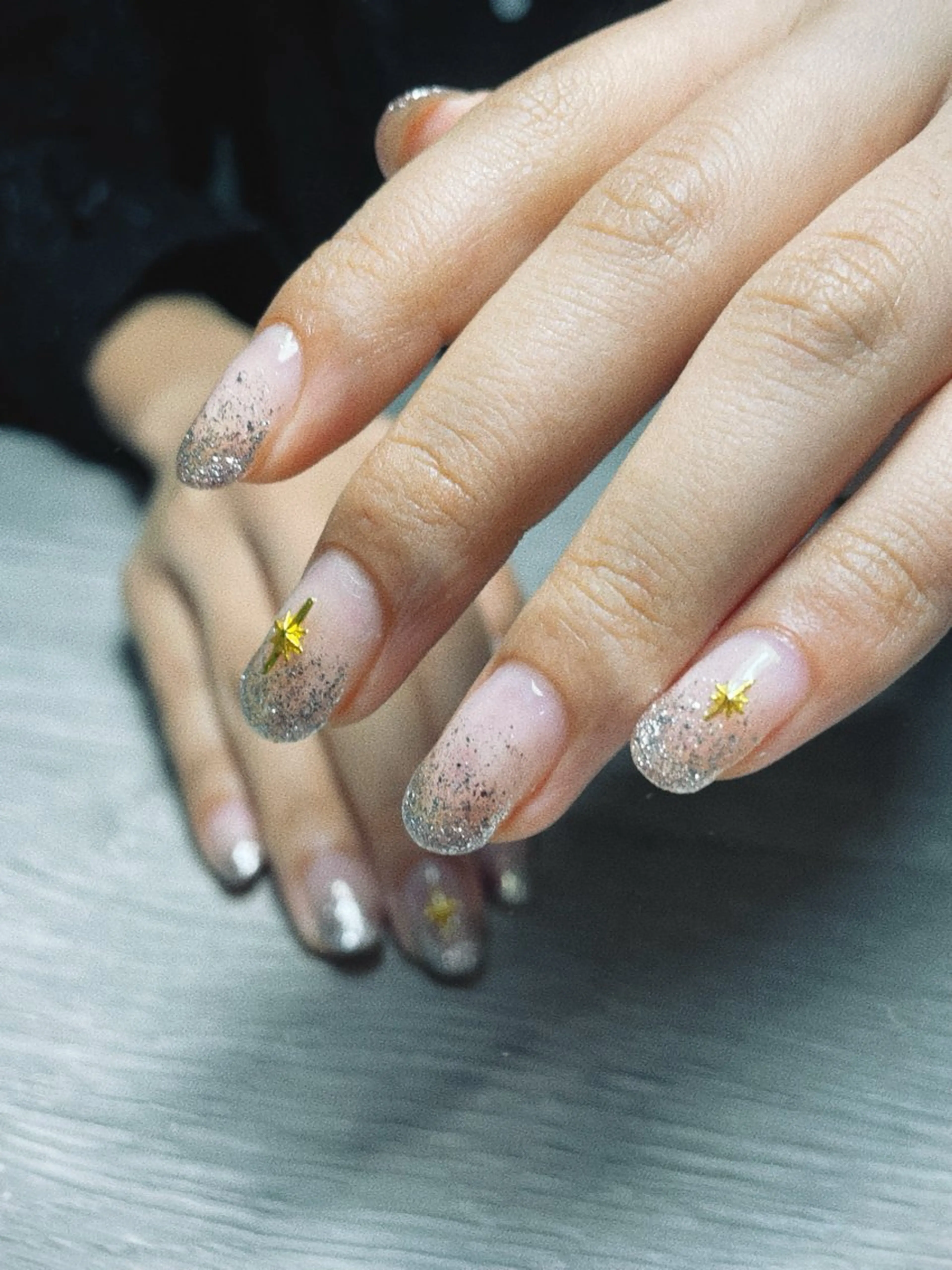 ネイル キラキラネイル ラメ(グリッター) ラメグラデーション 【大阪住吉】ぽんた ネイル（KAZU）のネイルデザイン