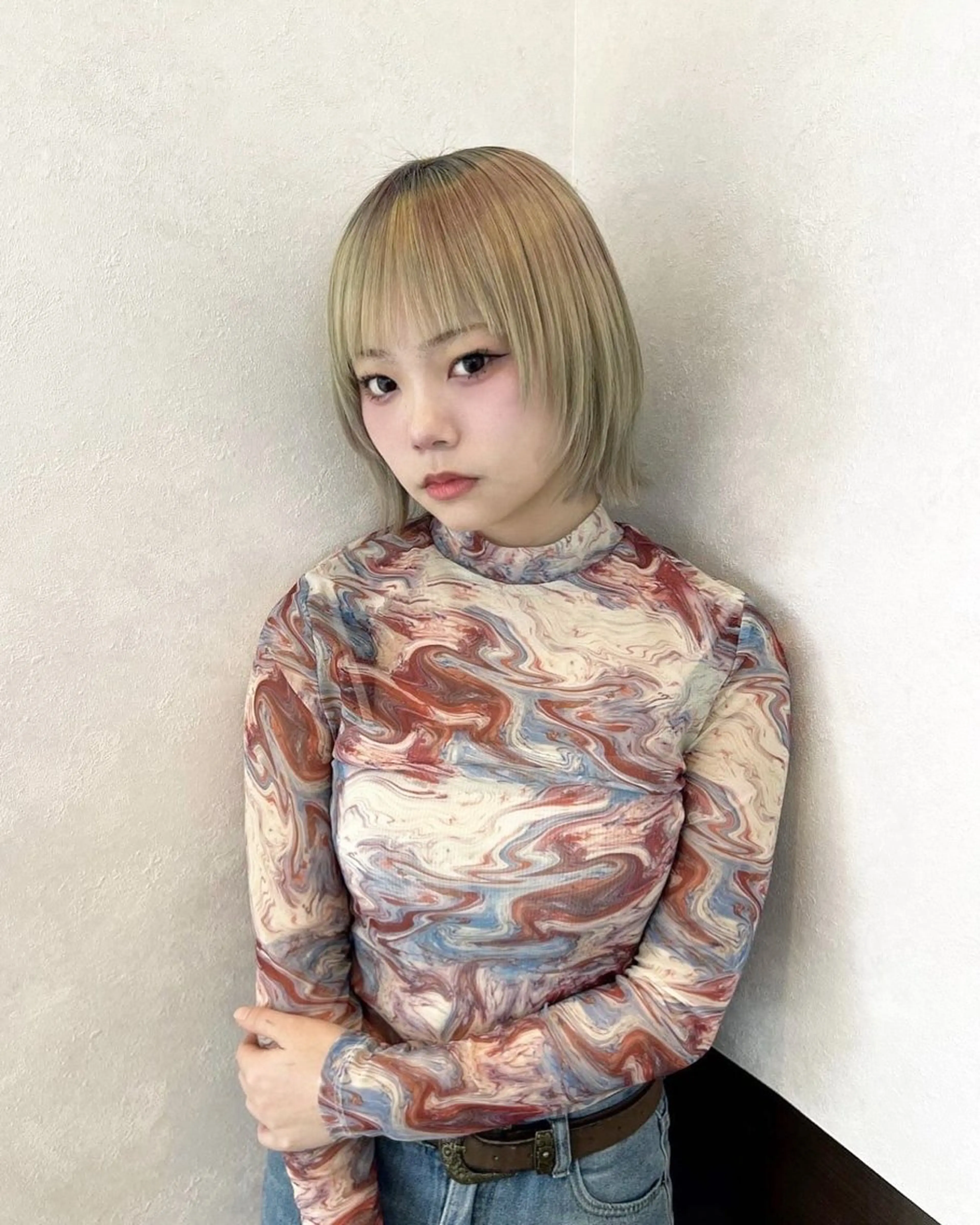 カラー 🖤複雑履歴ブリーチ Mizuki 🖤のヘアスタイル