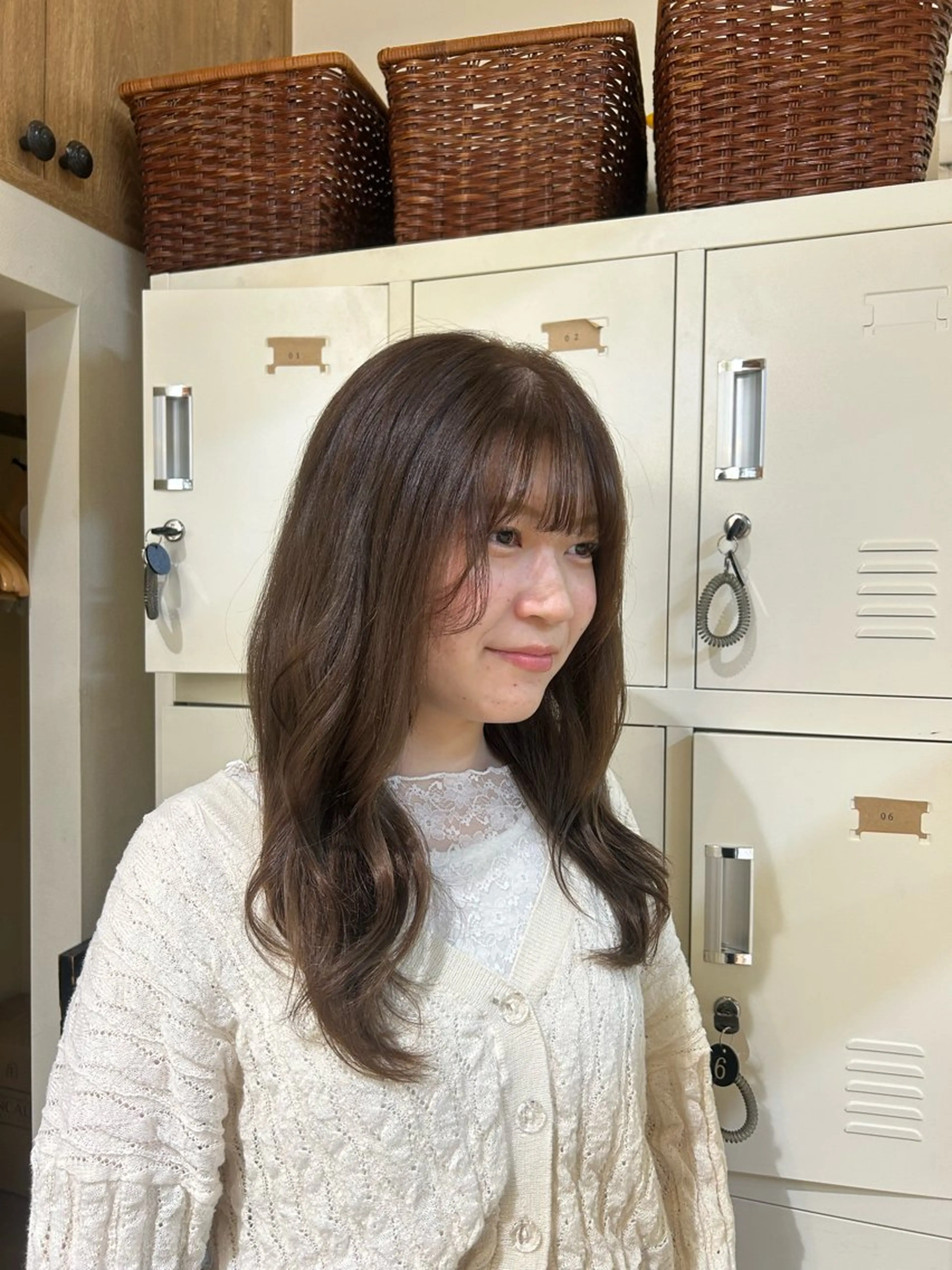 カラー ベージュカラー 🫧くちき りお🫧のヘアスタイル