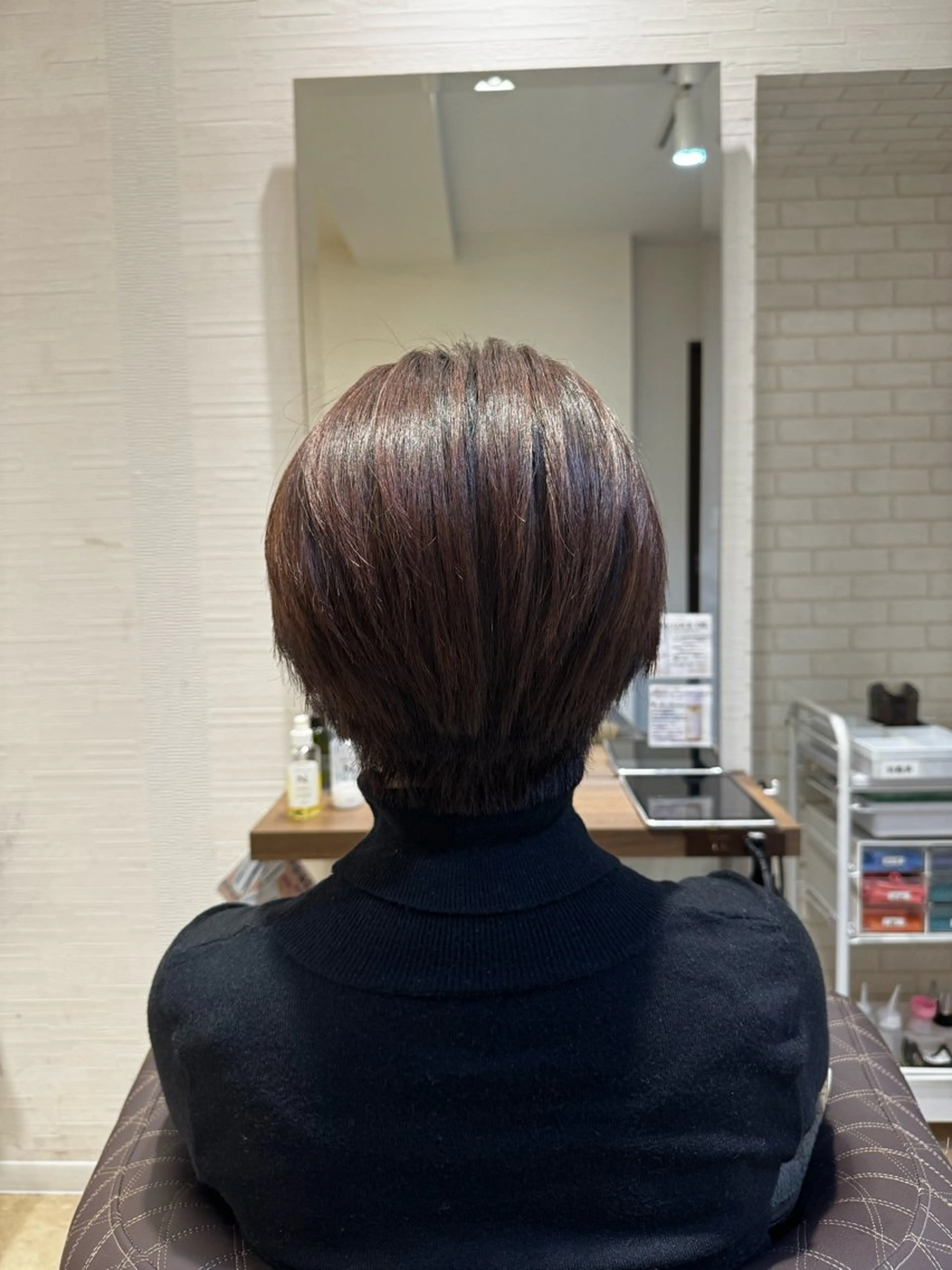 ショート ハンサムショート ショートヘア 黒田 愛梨のヘアスタイル
