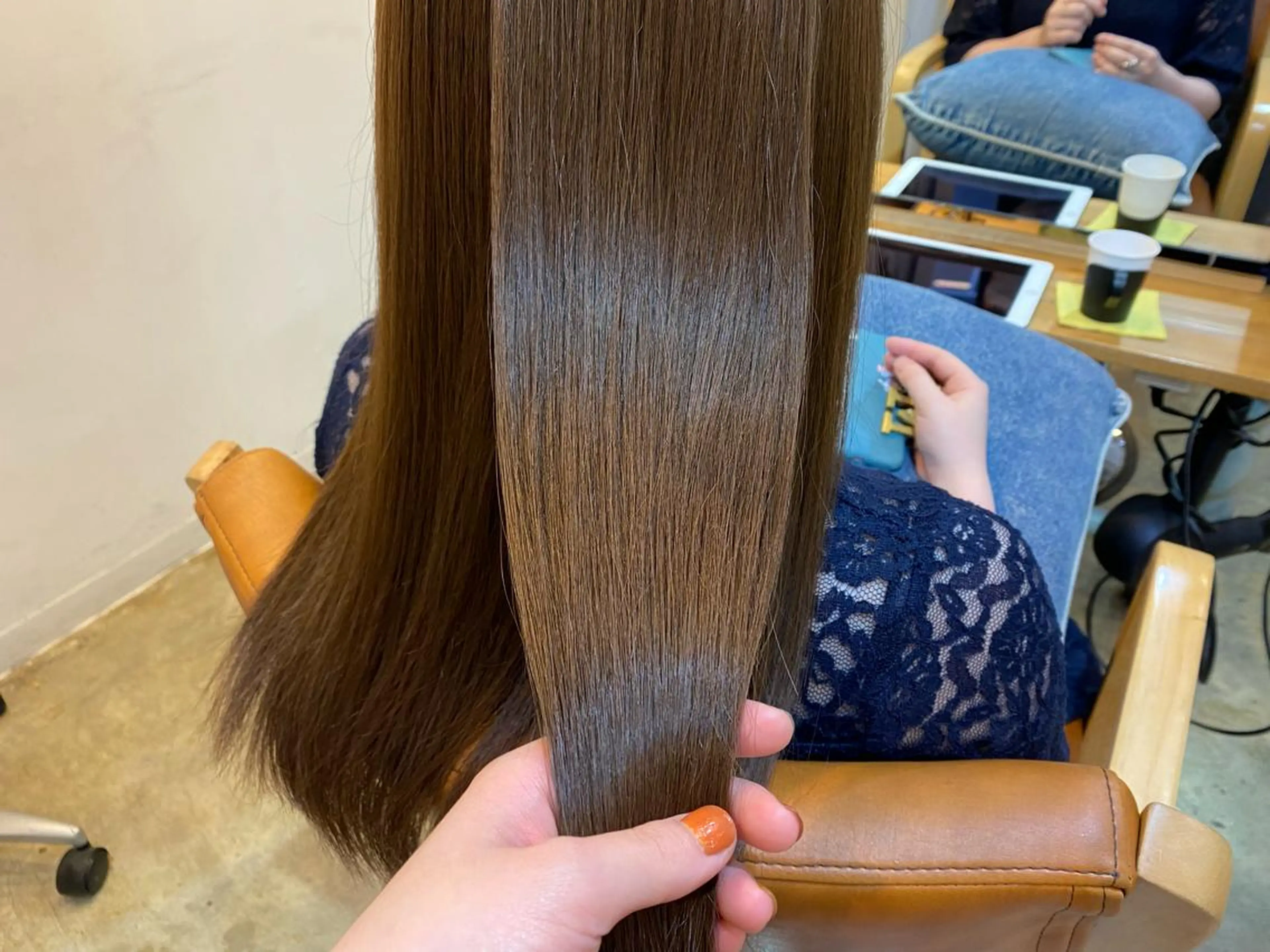 ロング カラー やまぐち あやみのヘアスタイル