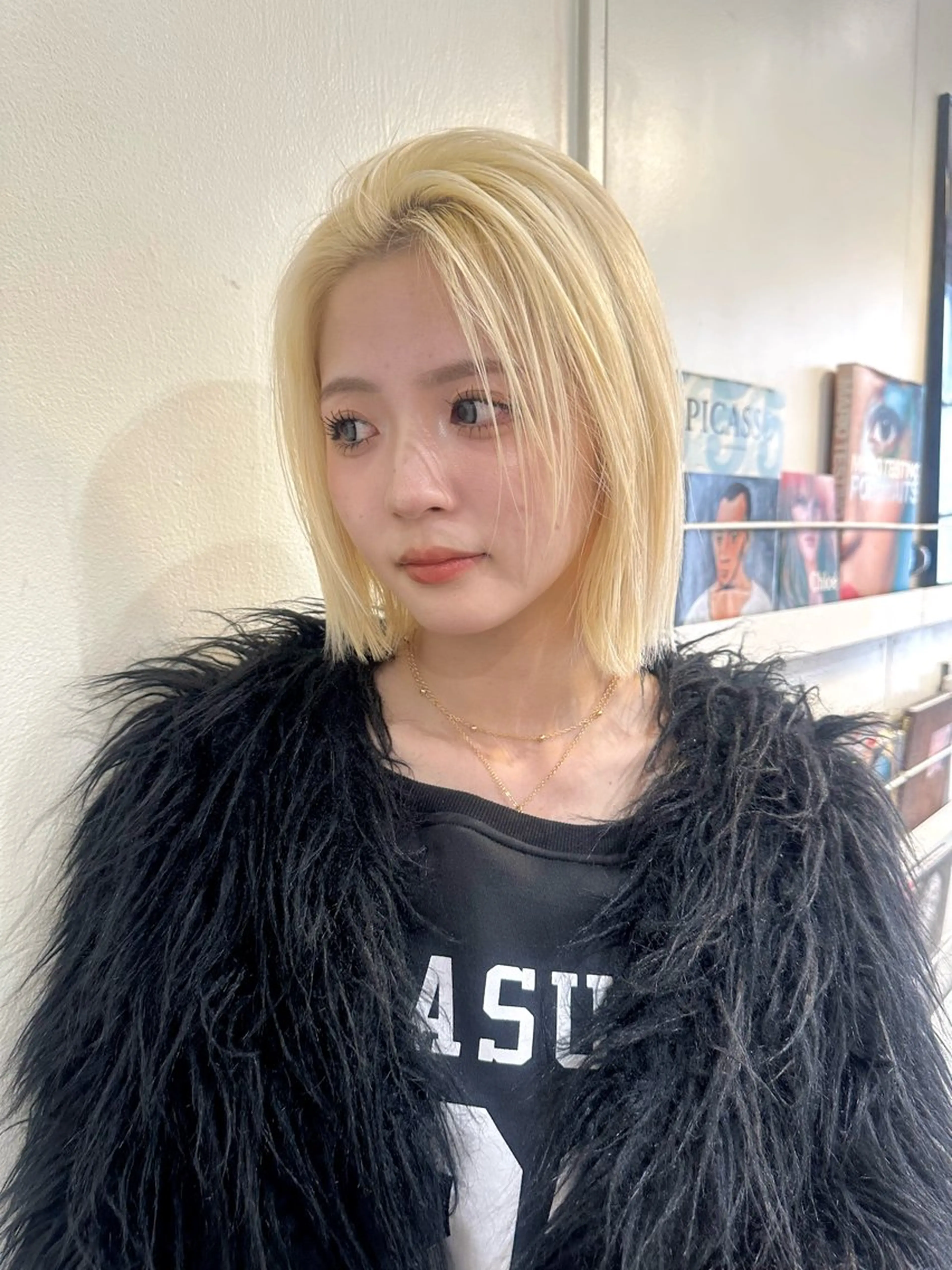 ショート ヘアカラー 似合わせカット ハイトーン/北村優人のヘアスタイル