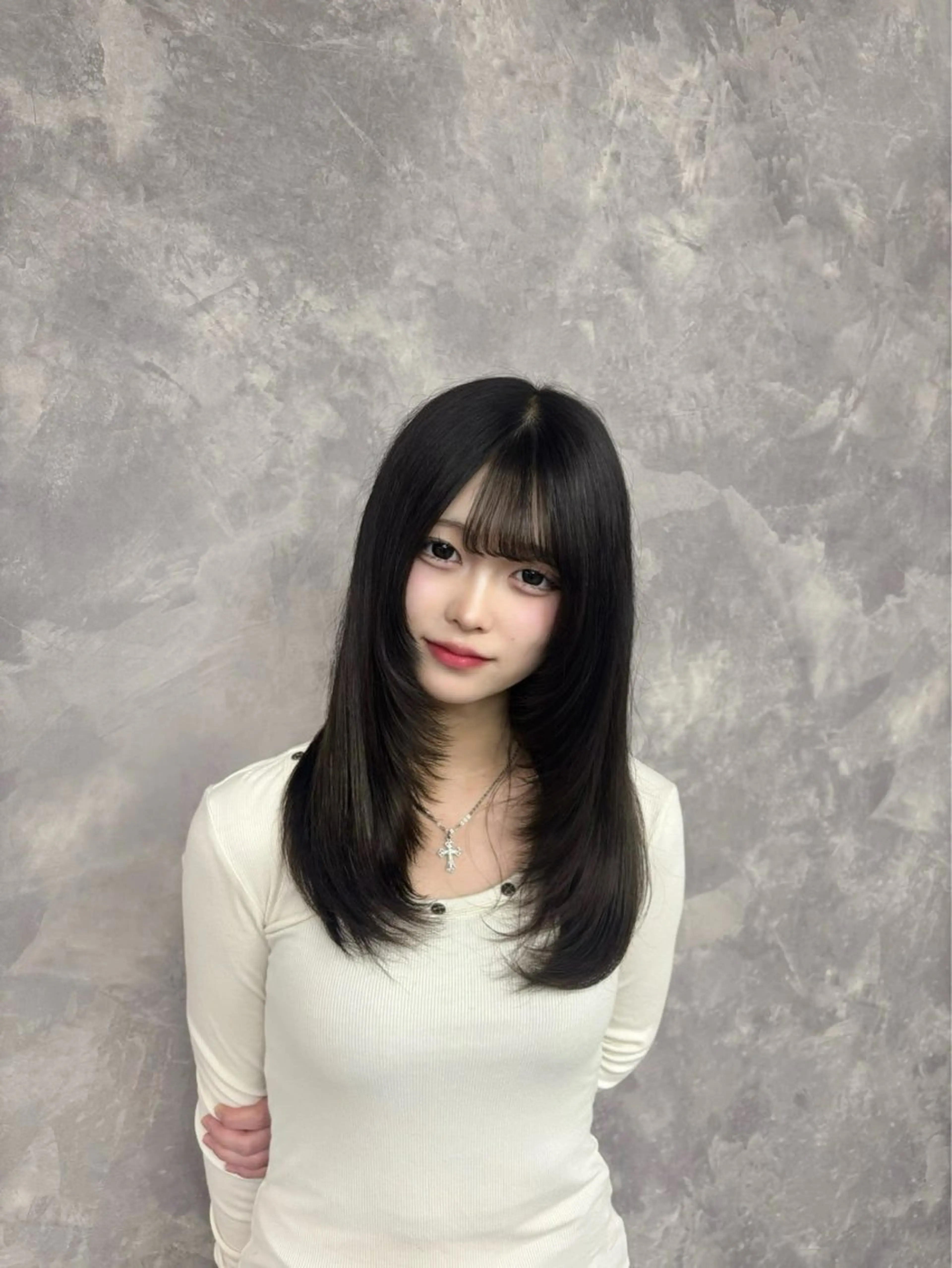 セミロング カット トリートメント ヘッドスパ Riko🐰💗／ モテ艶髪《本厚木》のヘアスタイル