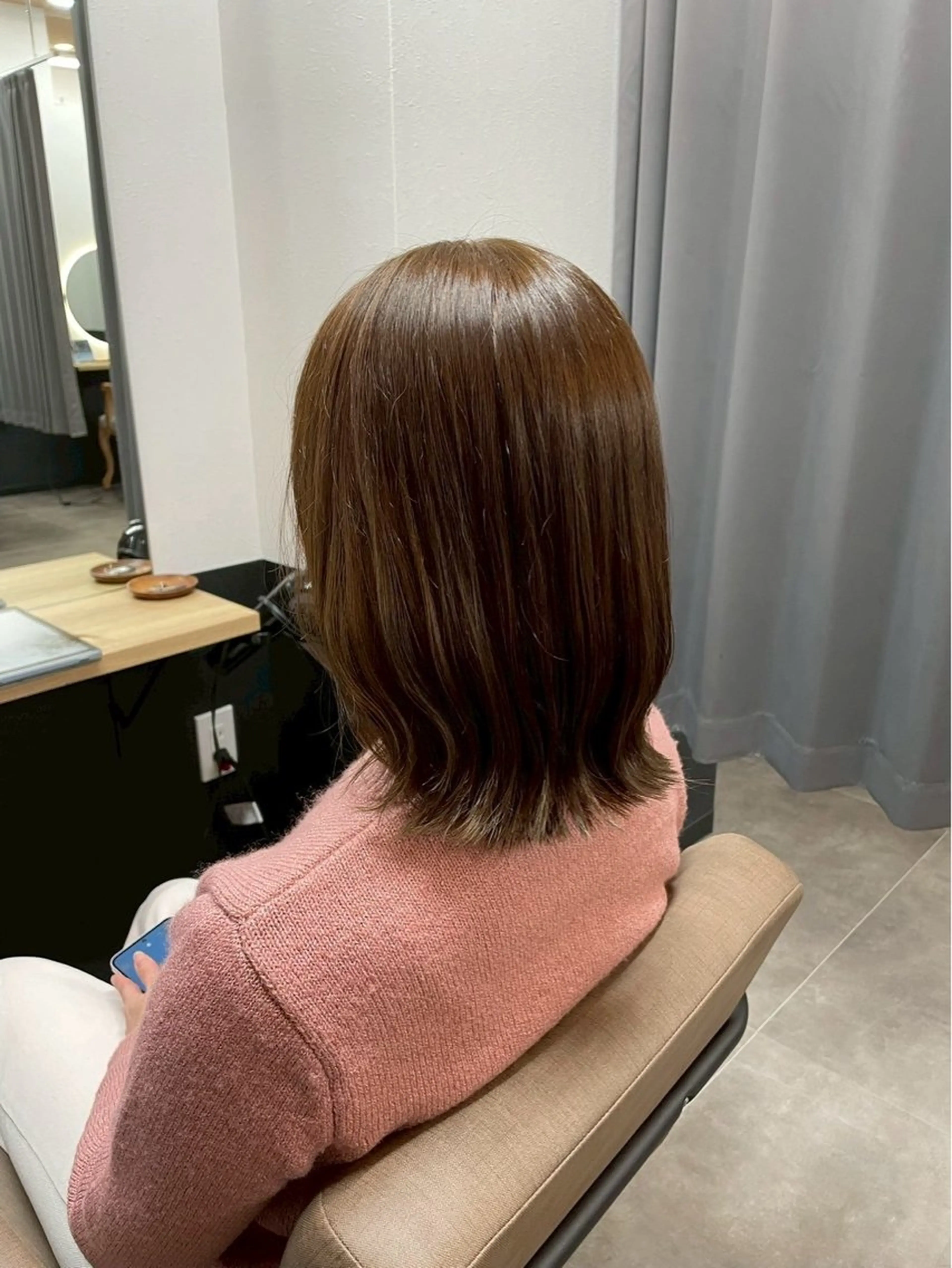 ミディアム TELAHAIR蘇我2号店所属・梨沙_ 蘇我2号店のヘアスタイル