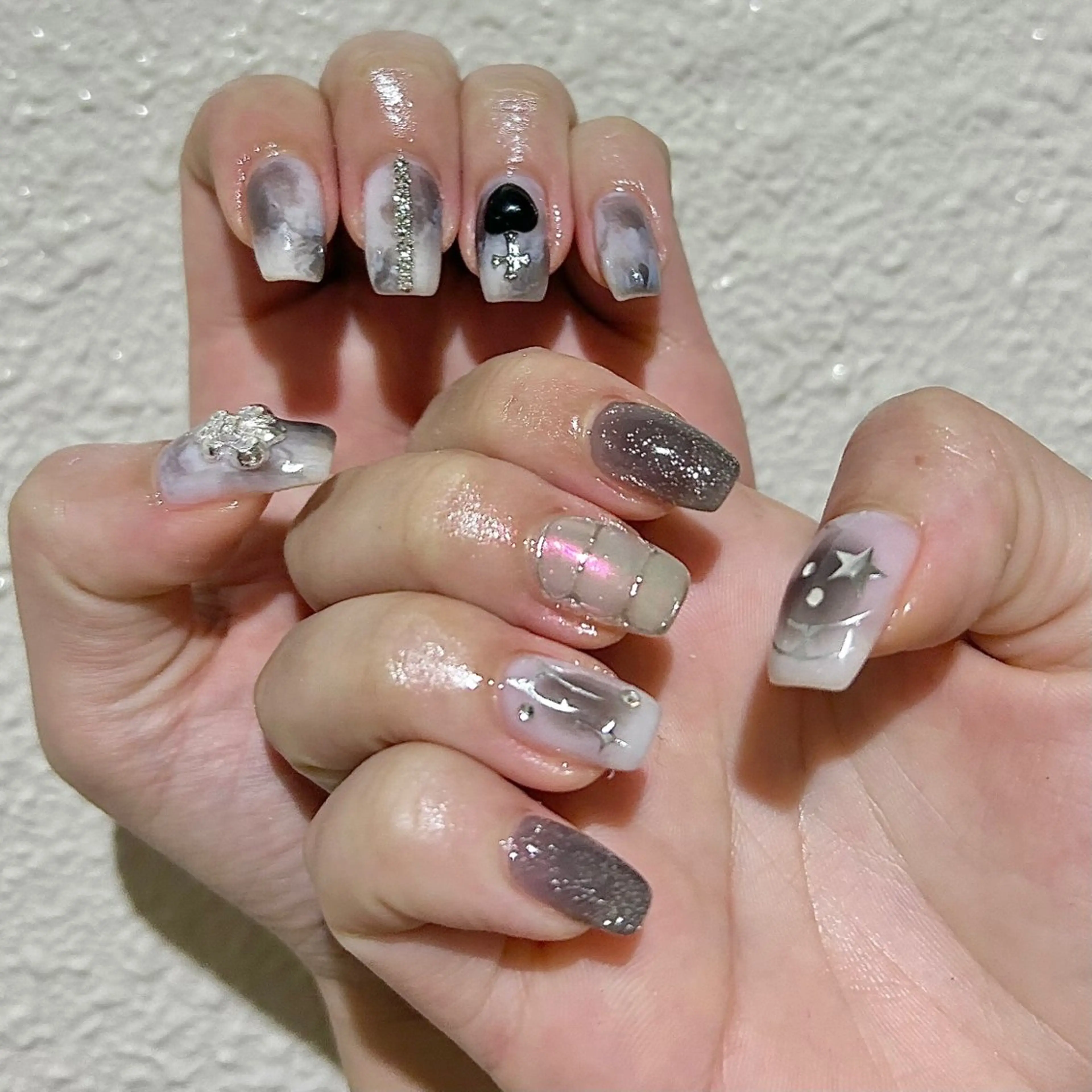 ネイル ハンドネイル パラあり！フィルイン 美フォルムのネイルデザイン