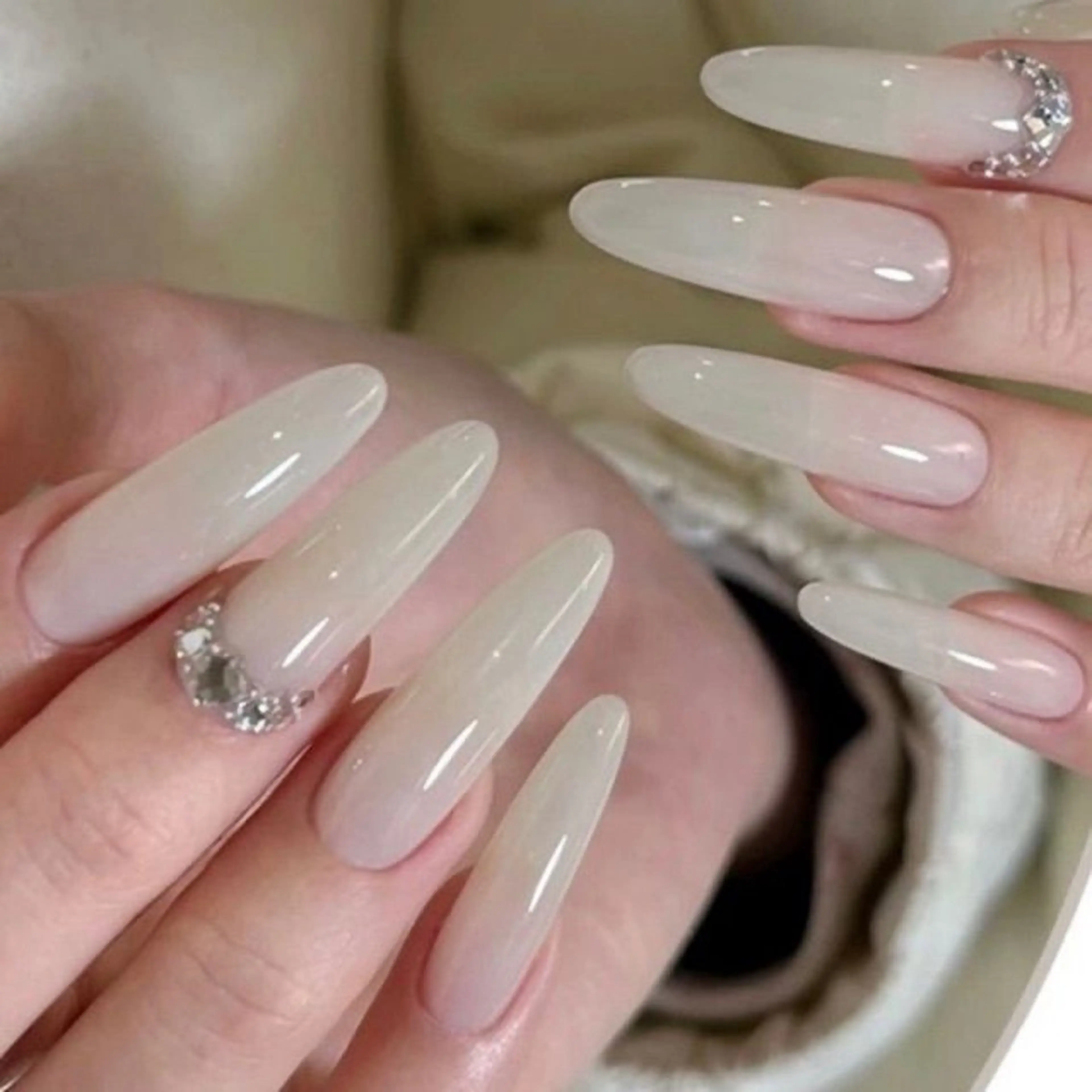 【チップ長さだし】長さだしワンカラーの写真