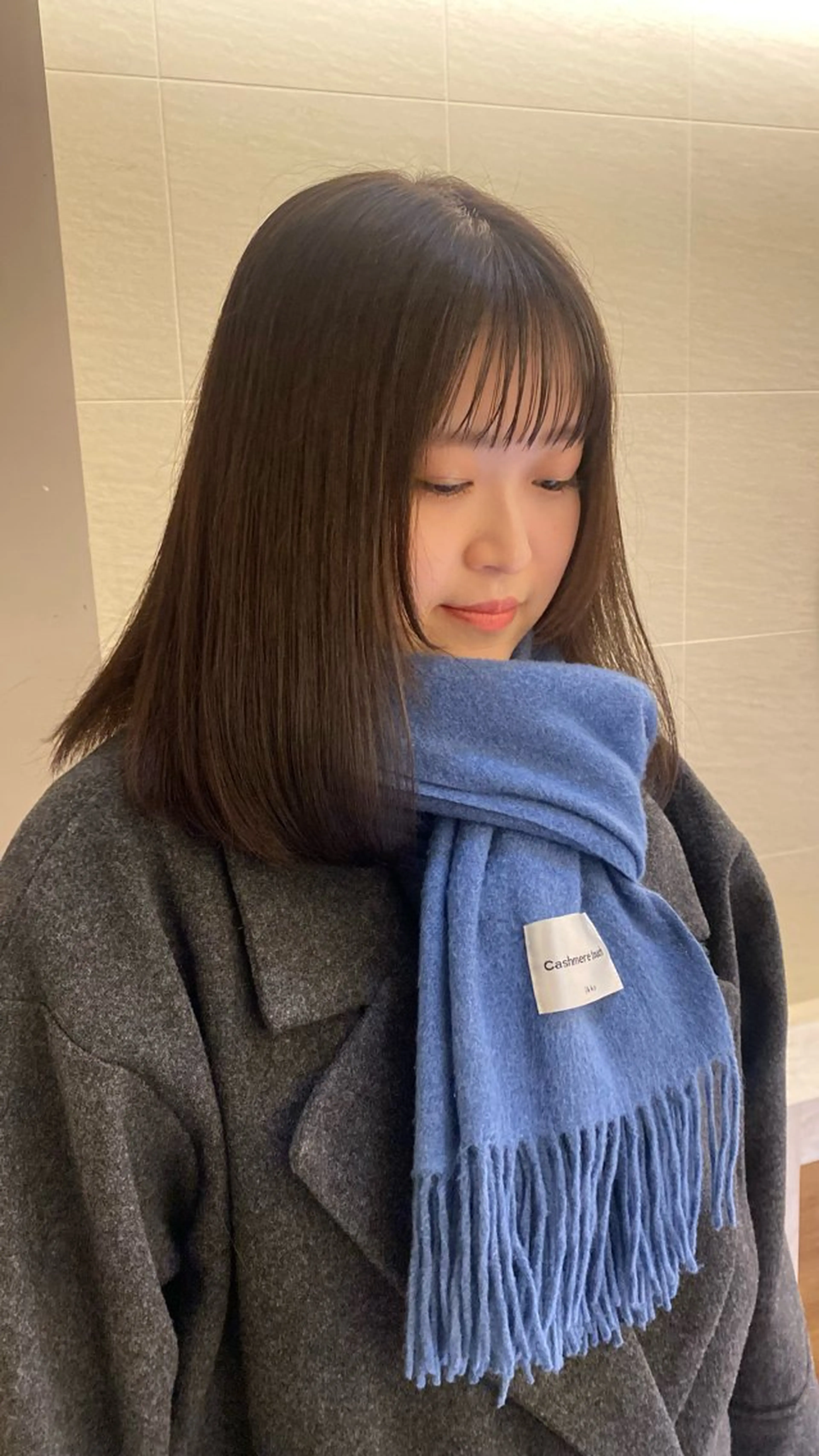 ミディアム カラー 《無料カットモデル / perm》ナミのヘアスタイル