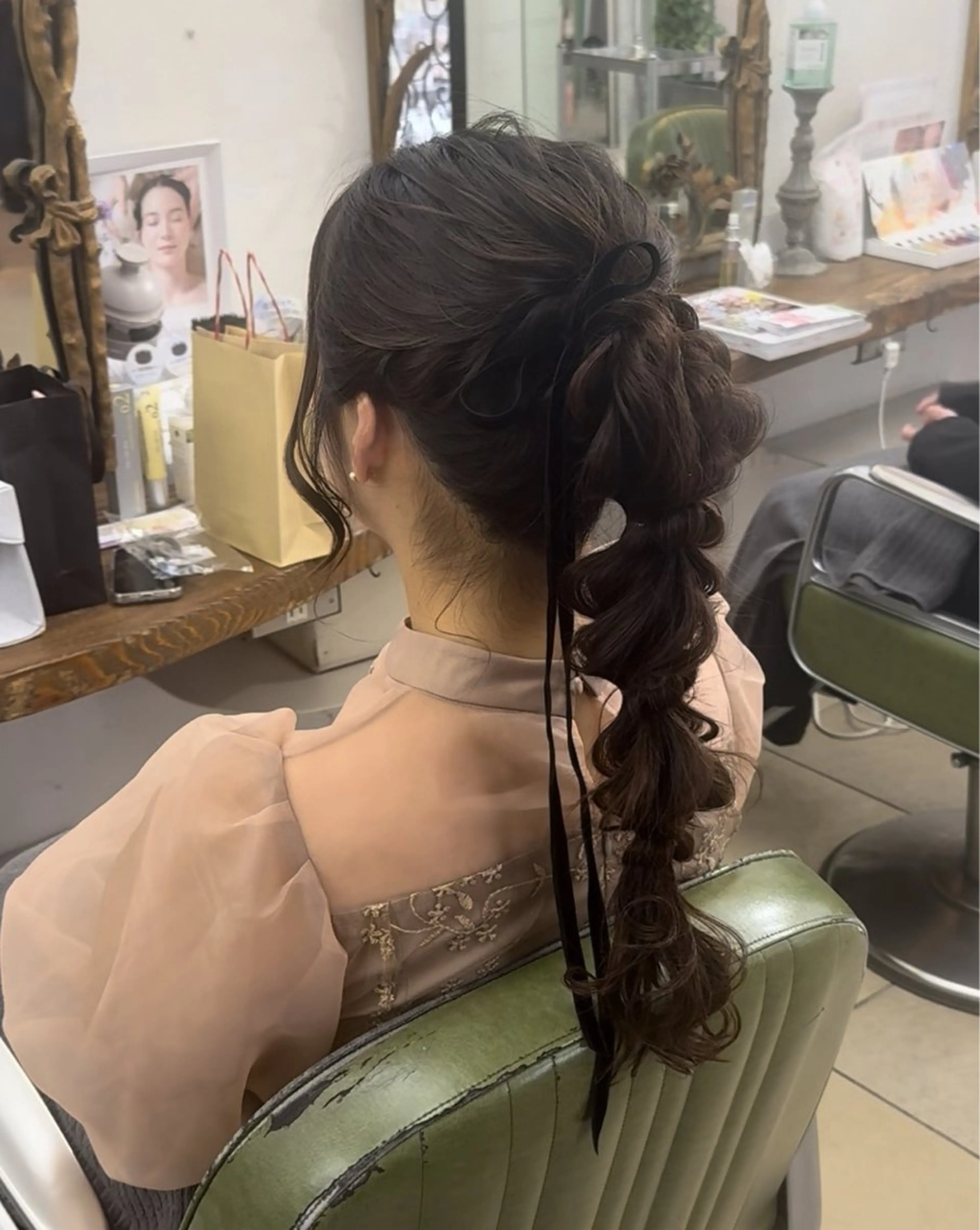 ロング ヘアアレンジ ヘアアレンジ 表参道 💠Ayano💠のヘアスタイル