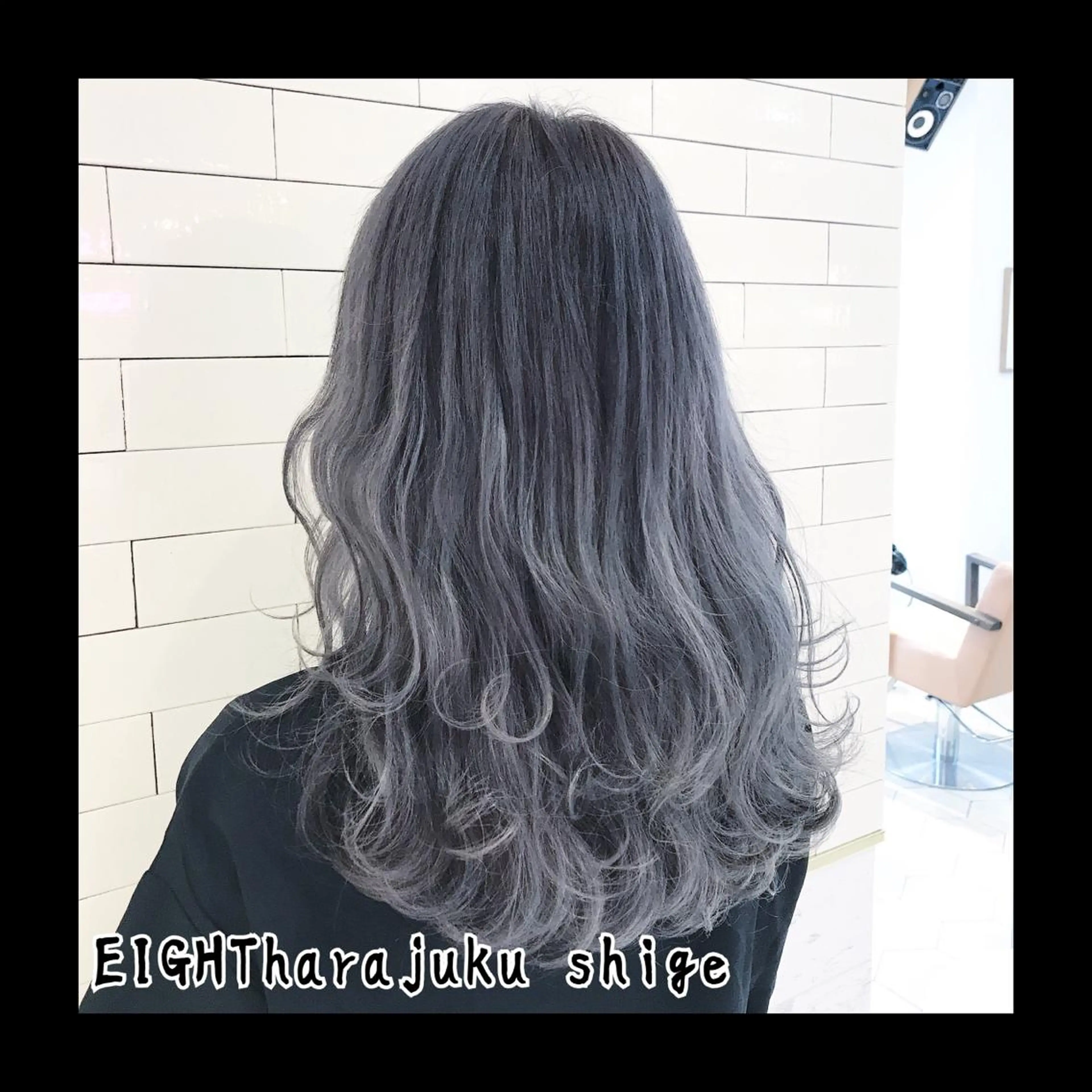 セミロング カラー グラデーションカラー 及川シゲル 髪質改善講師のヘアスタイル