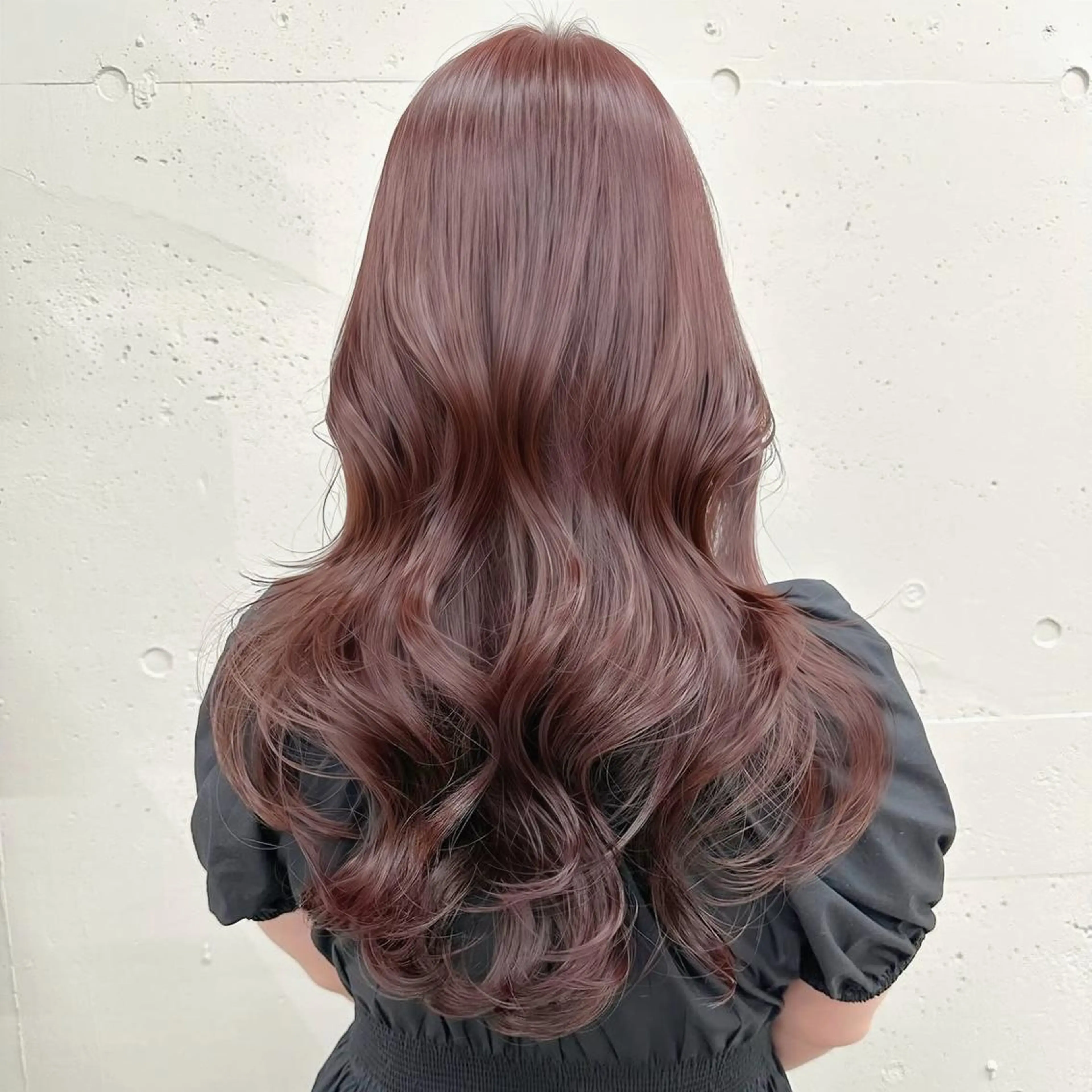 カラー ロング ブリーチ ブラウンカラー ダブルカラー ピンクカラー ピンクブラウン ヘアカラー トリートメント 韓国ヘア♡🇰🇷 暖色♡透明感カラー✨のヘアスタイル