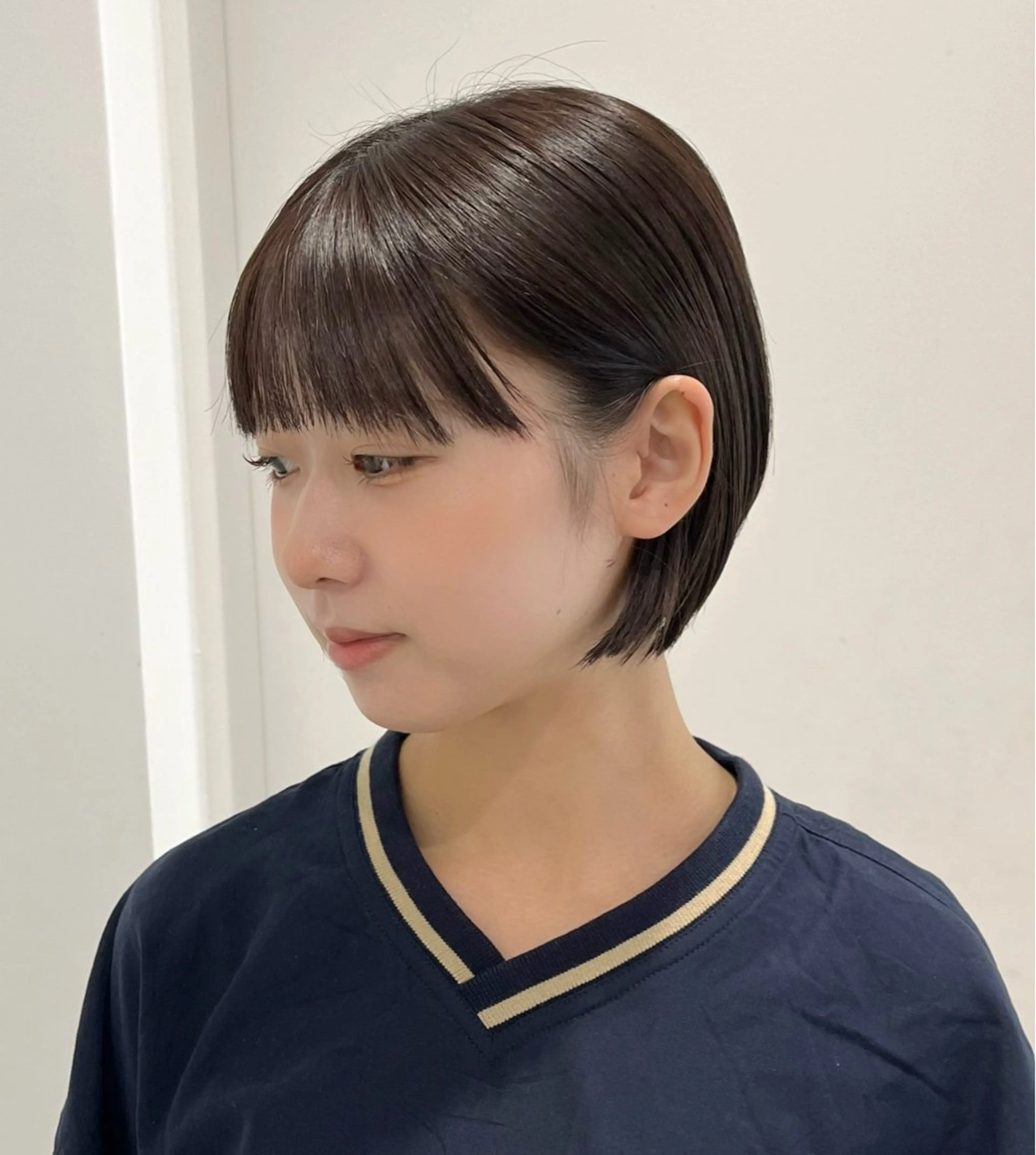 ショート 縮毛矯正/ハイトーン /パーマ/せき🧸のヘアスタイル