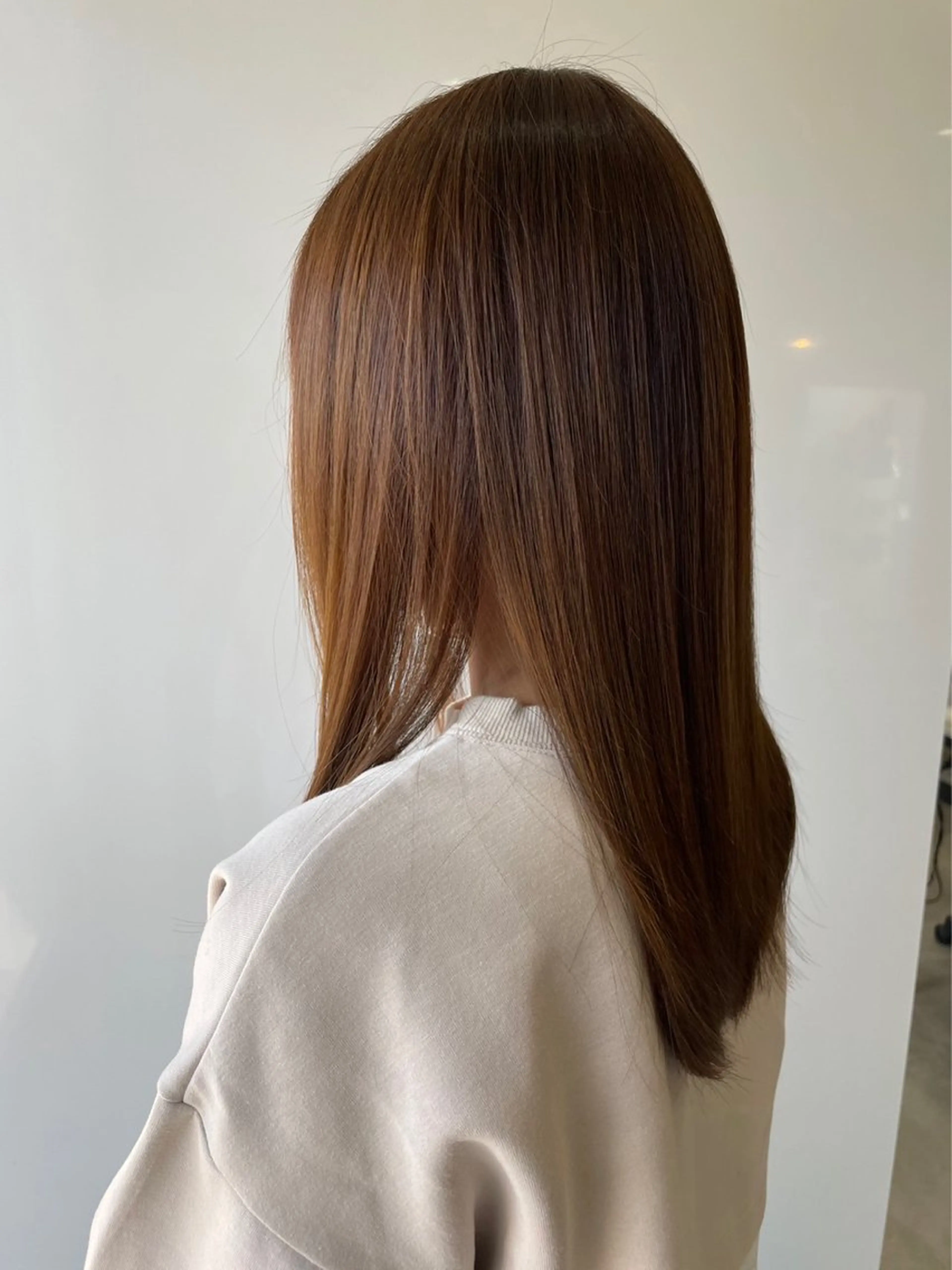 セミロング 村上 ななみのヘアスタイル