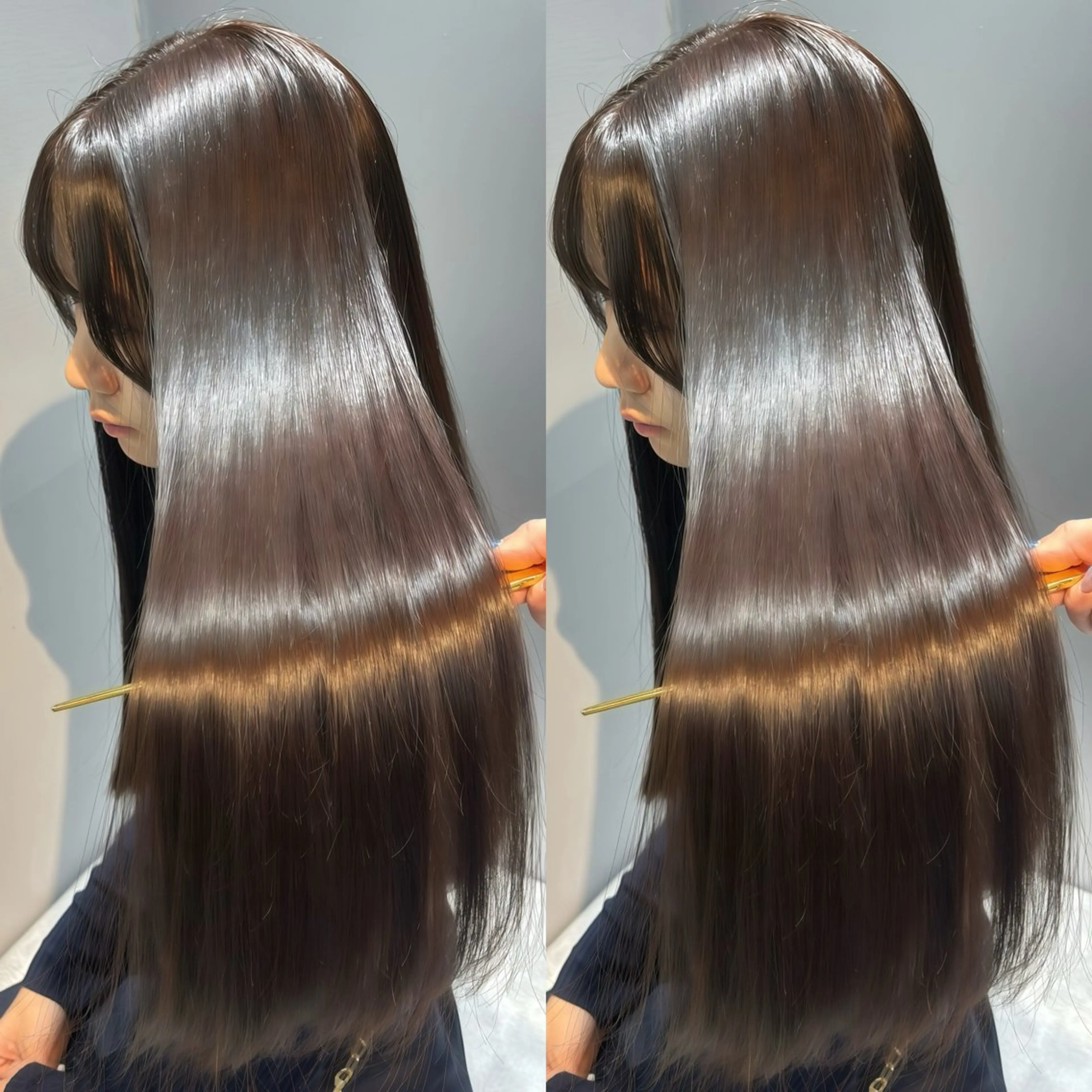 ロング カット ヘアカラー 縮毛矯正 トリートメント 新宿No.1艶髪矯正 美艶カラー/FUKAのヘアスタイル