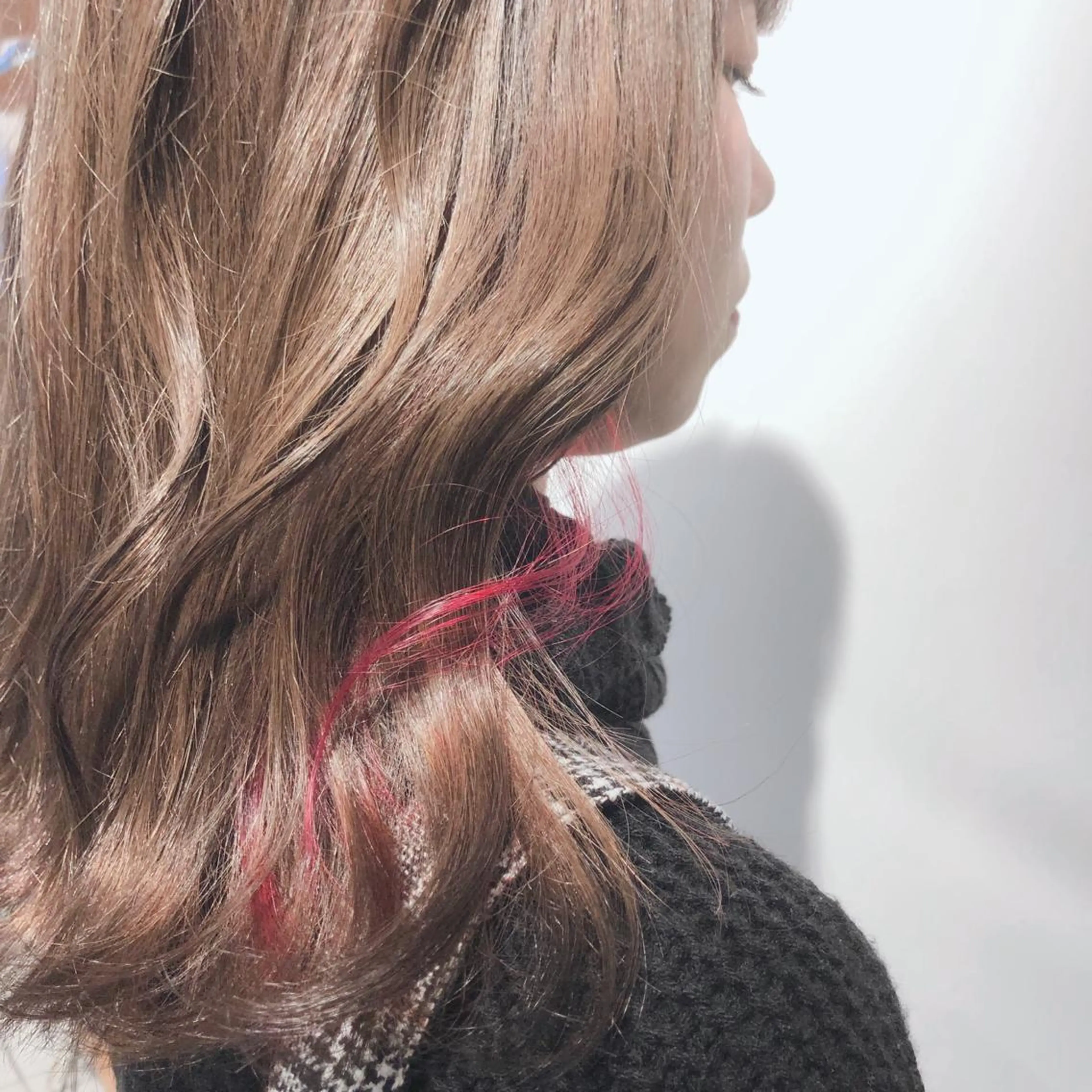 ミディアム レイヤーカット 川田くるみのヘアスタイル