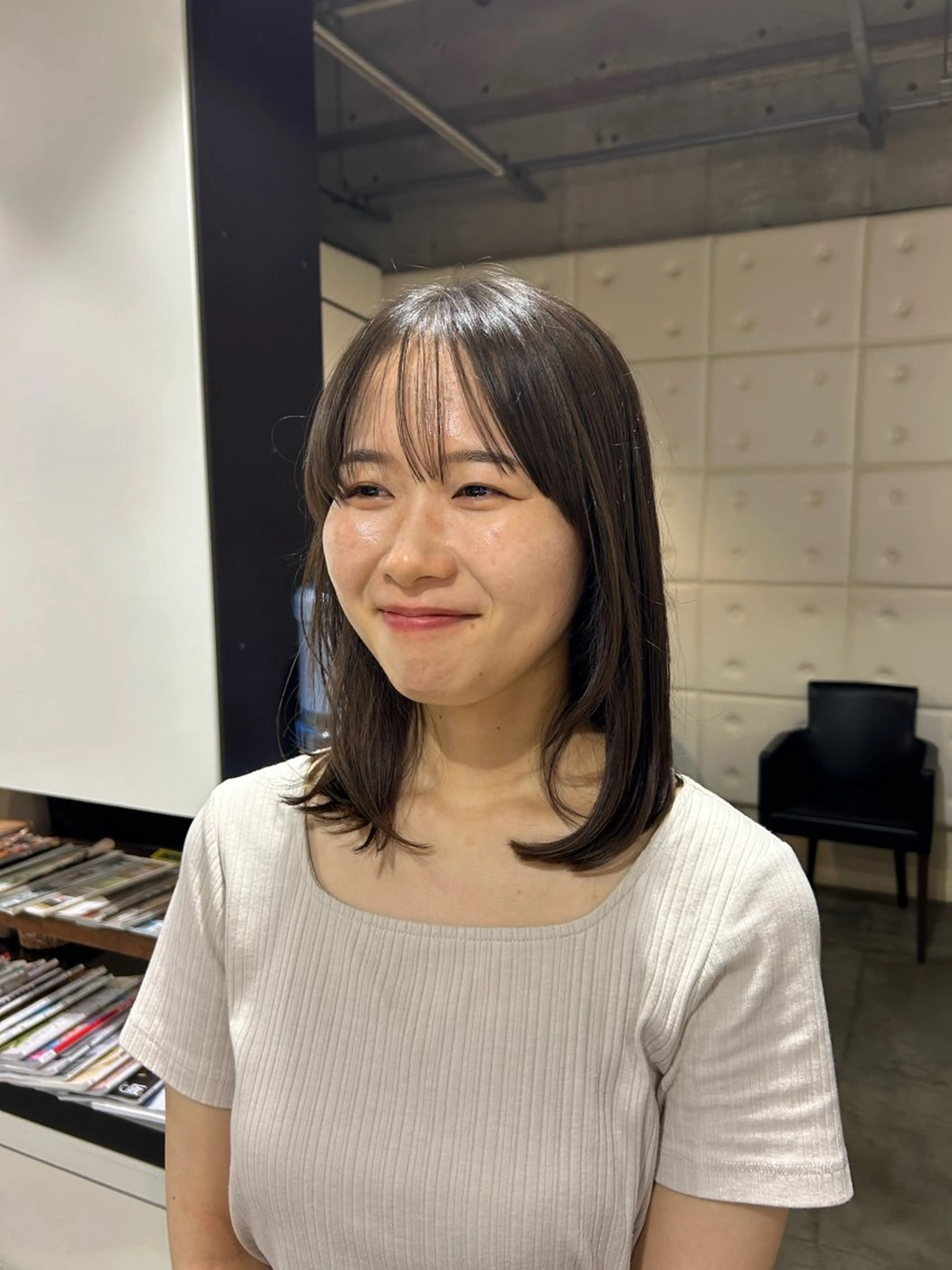 ミディアム レイヤー💫パーマ 🌙 nanacoのヘアスタイル