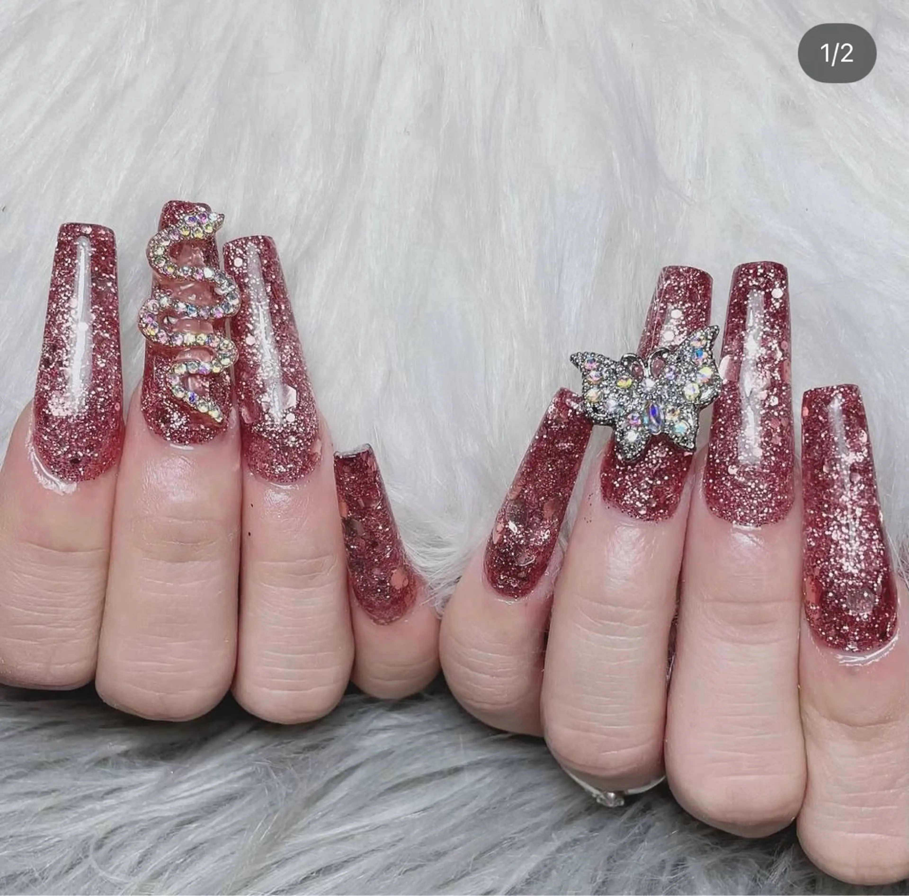 ネイル スカルプネイル ハンドネイル Feel♡ JYURIAのネイルデザイン