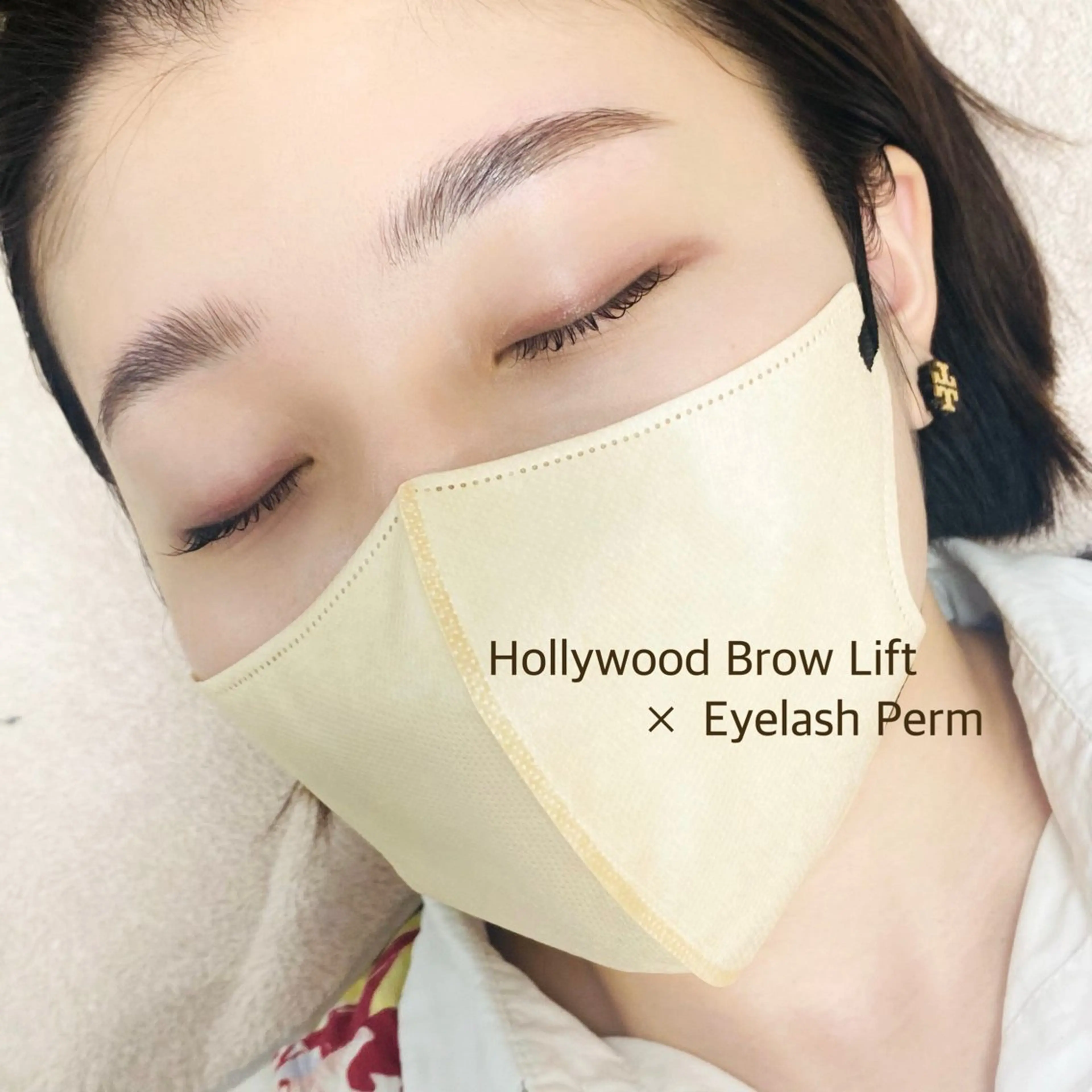アイブロウ ハリウッドブロウリフト 眉毛ワックス脱毛 マツパ viviAiles ♡⃛ Ruiのマツエク・マツパデザイン