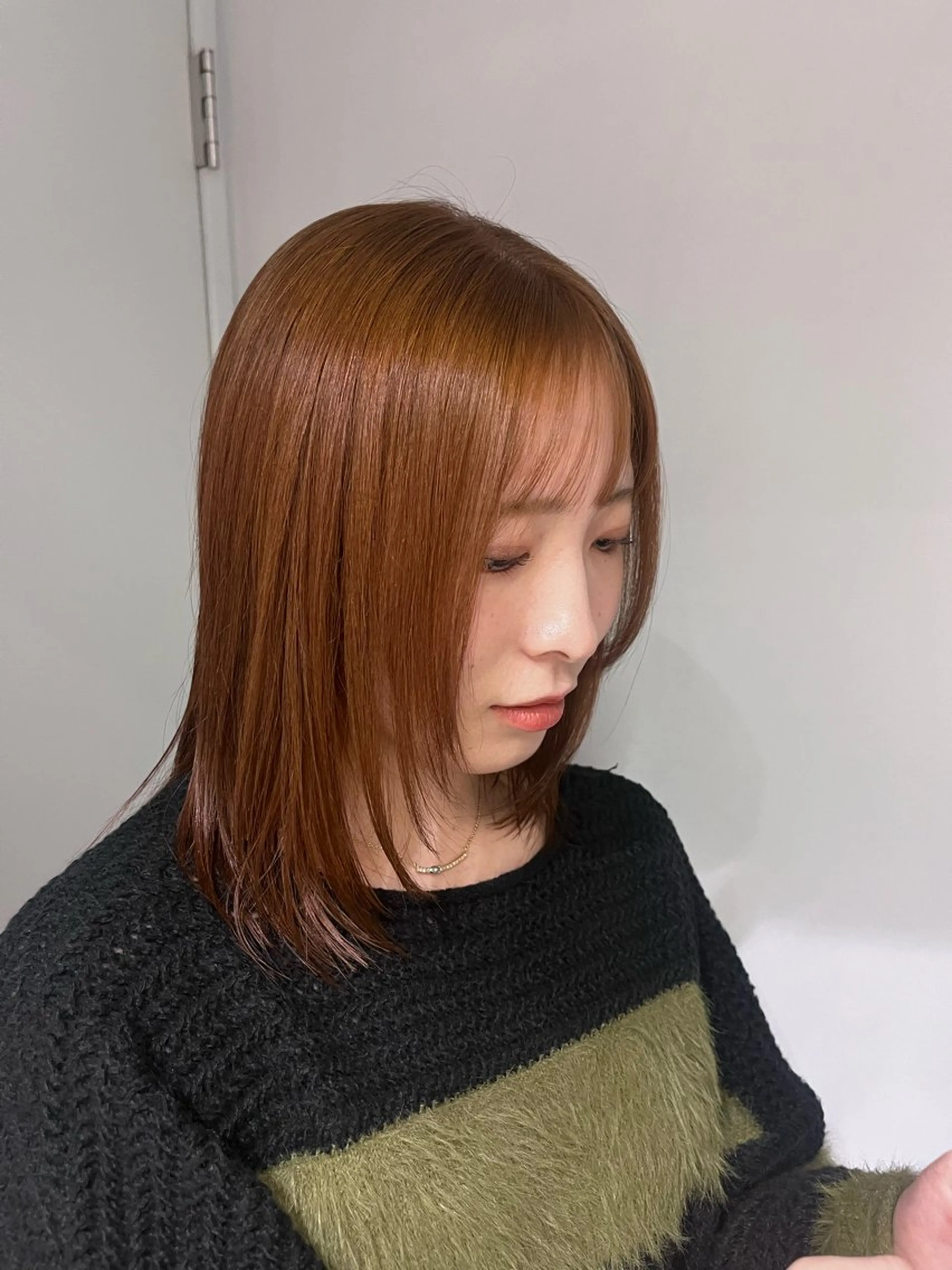 ミディアム カット -みつま はるな-のヘアスタイル