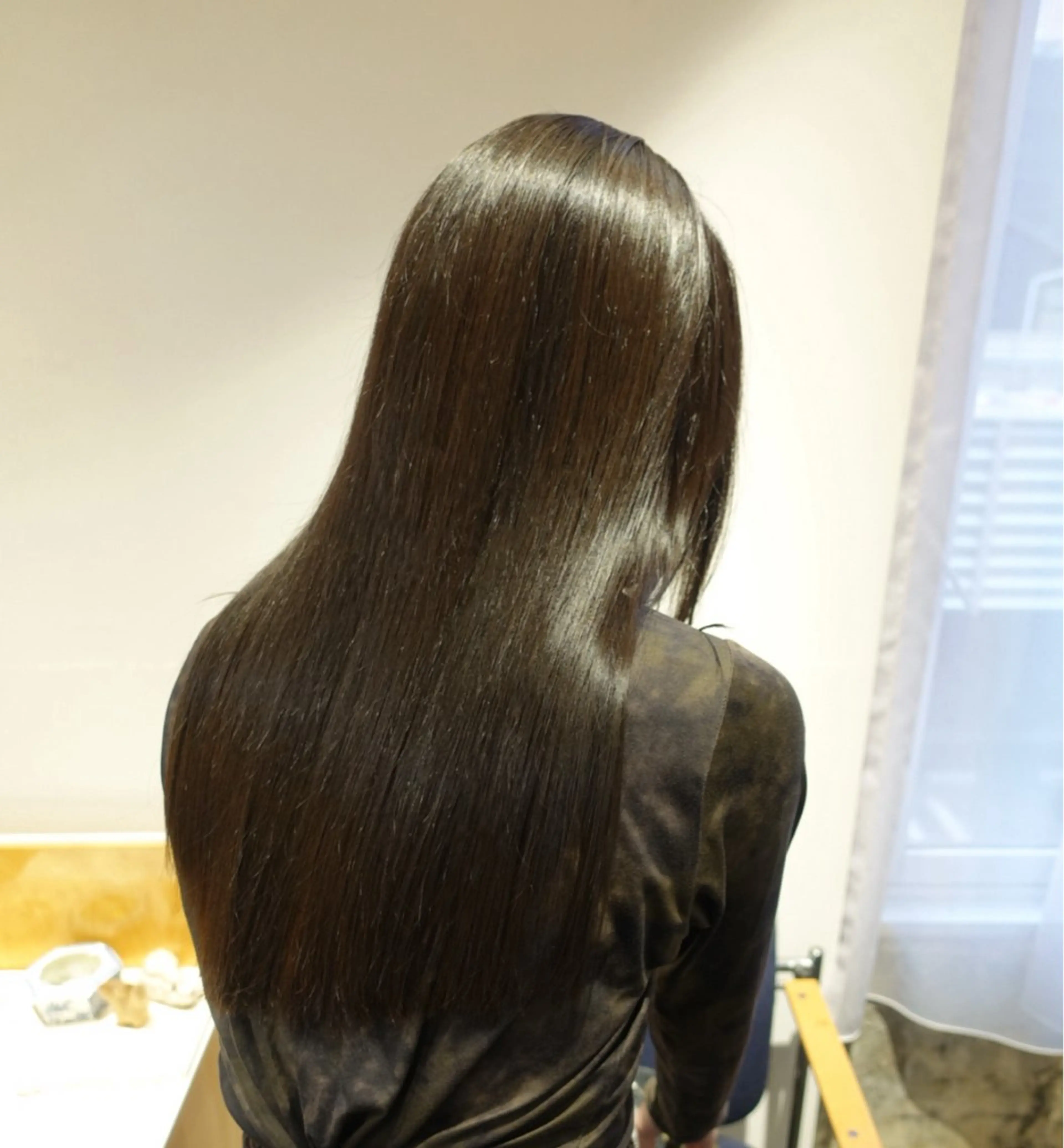 ロング 縮毛矯正 池田 早希のヘアスタイル