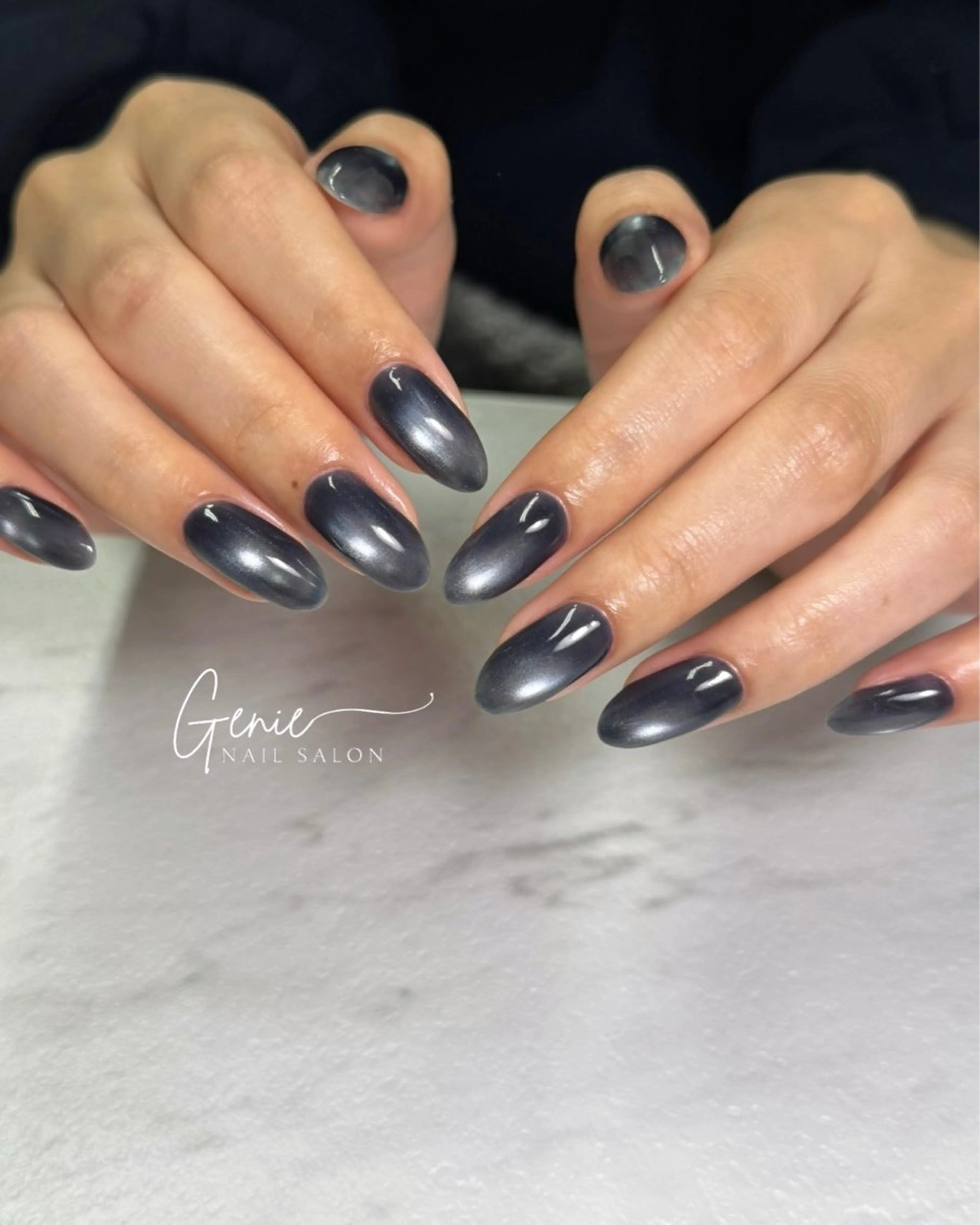 ネイル マグネットネイル ハンドネイル Nail salon Genieのネイルデザイン