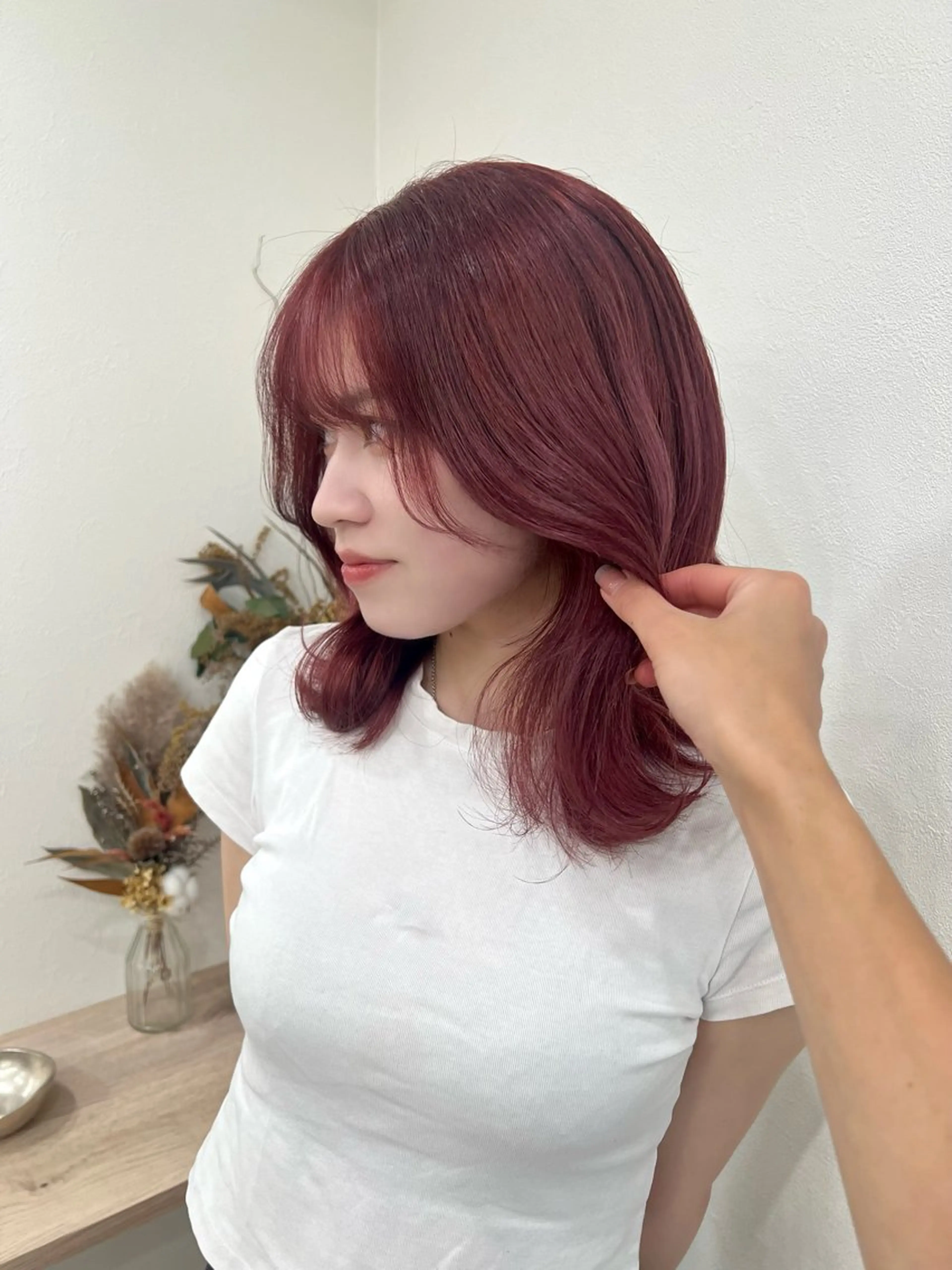 セミロング TOKI mahoのヘアスタイル