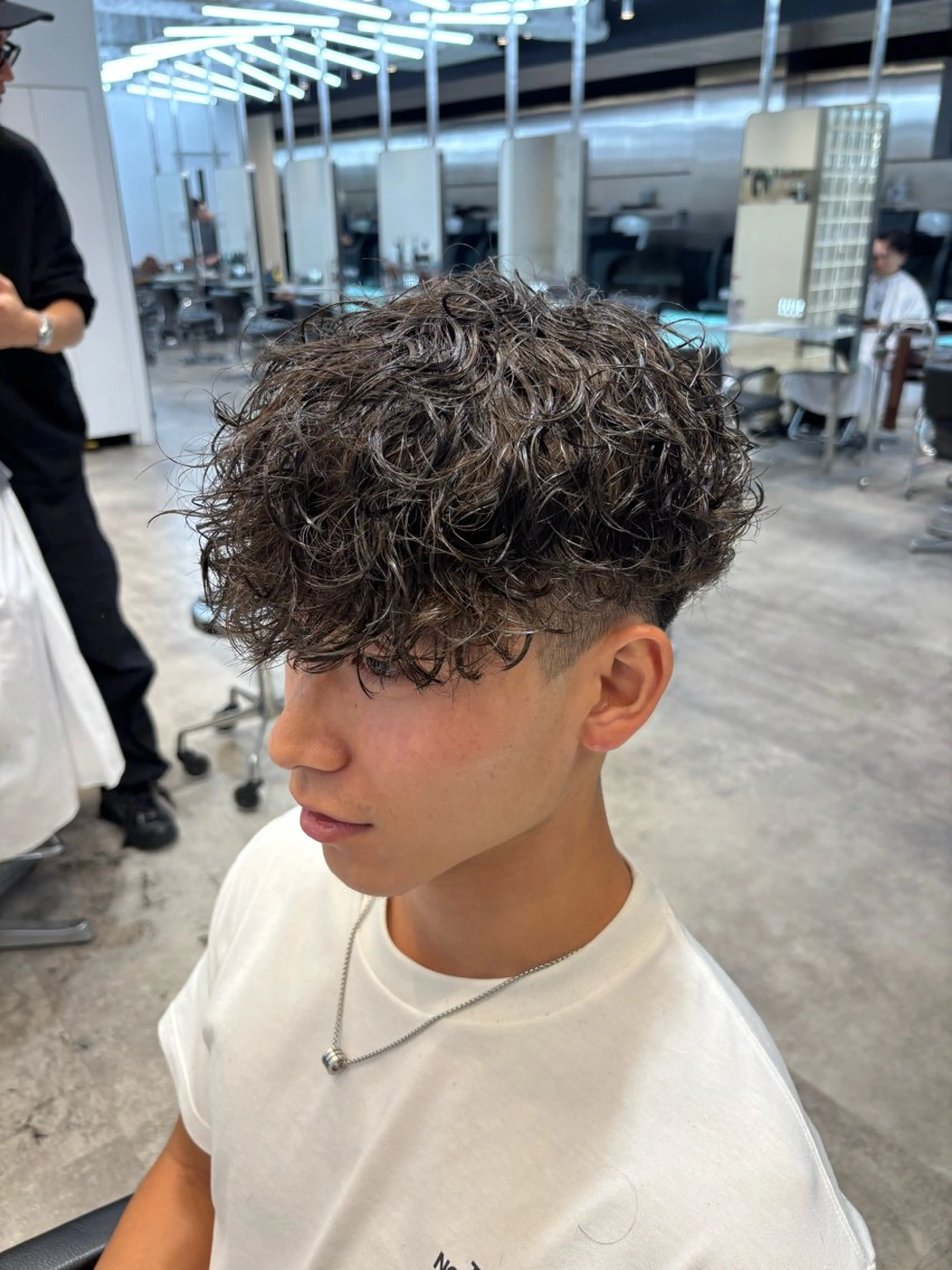 ショート パーマ くせ毛 【fifth】上條 巧真のヘアスタイル