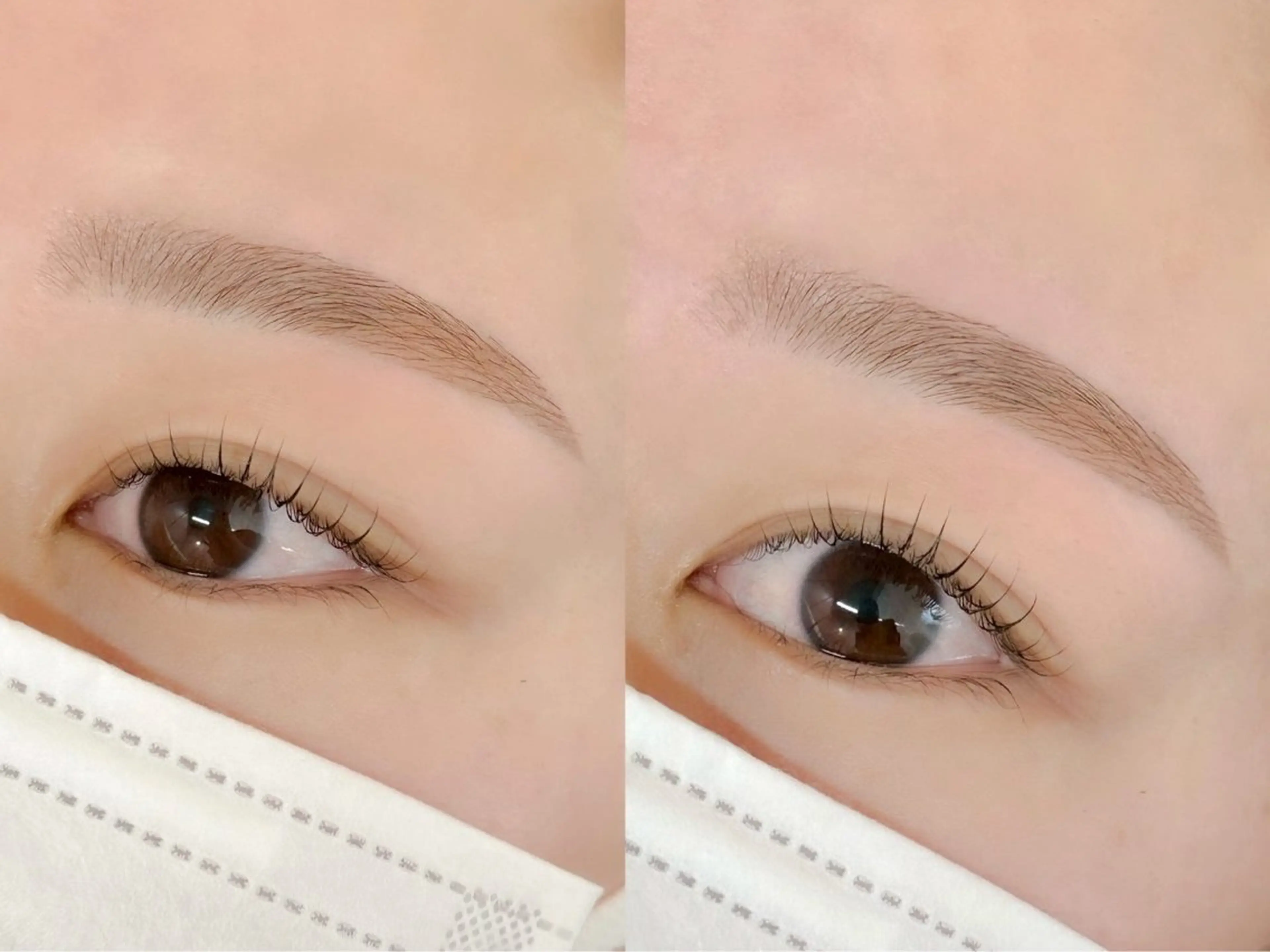 マツエク・マツパ 一重×まつ毛パーマ 田中 綺乃のマツエク・マツパデザイン