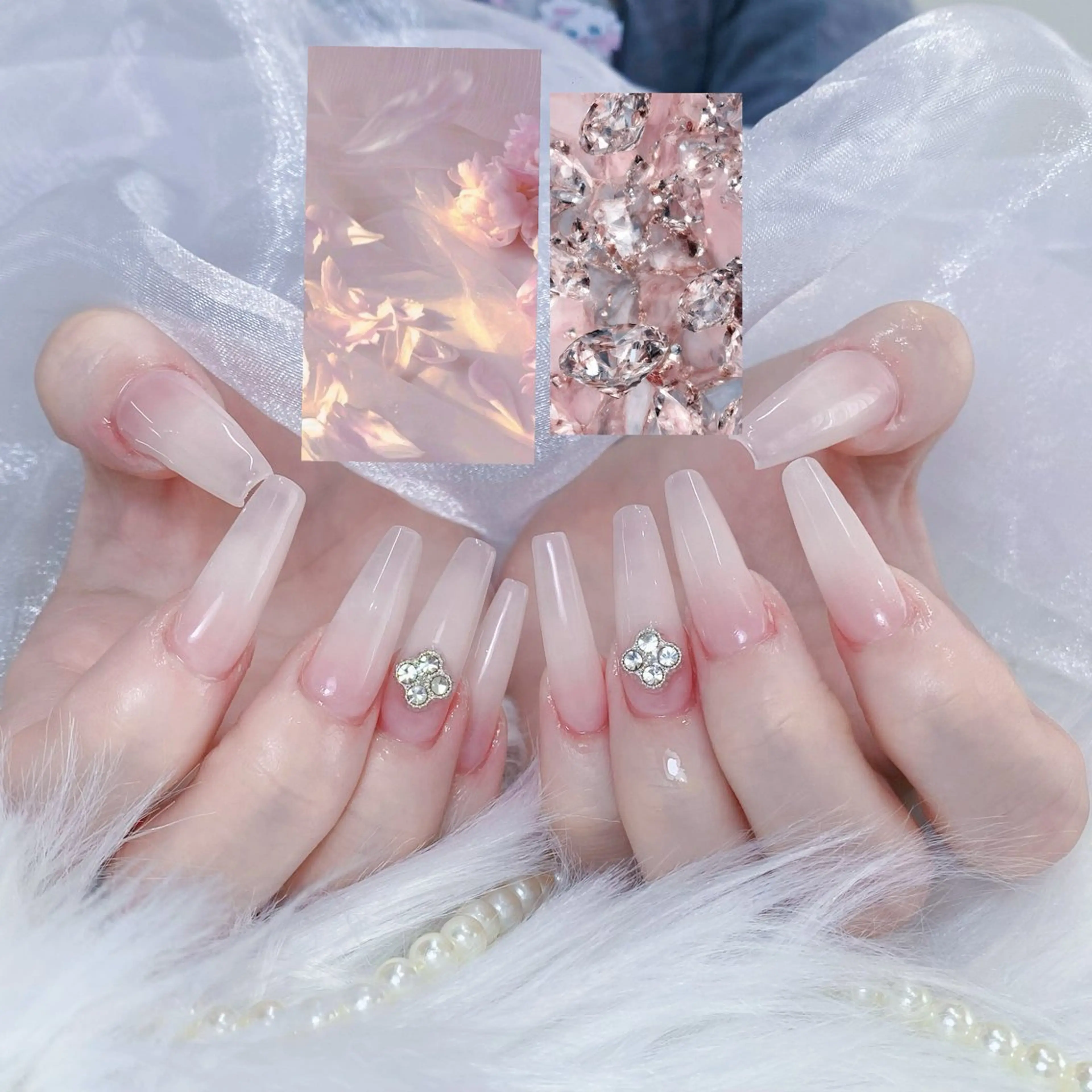 カラー グラデーションカラー ピンクカラー ハンドネイル AIN Nailのネイルデザイン