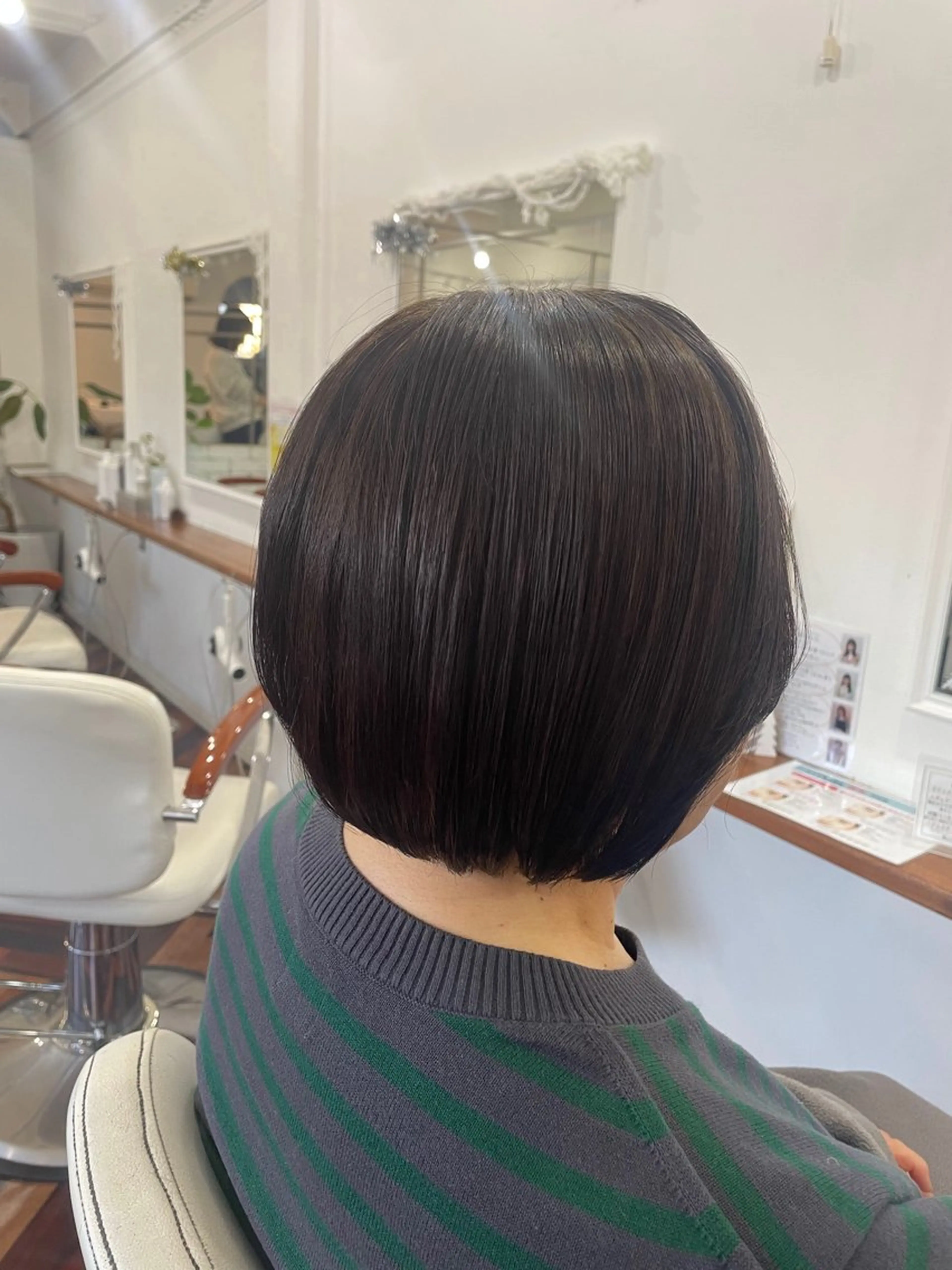 ショート ボブ 髪質改善 韓国風ヘア 縮毛矯正 mopa所属・mopa_kaede 暖色カラー/ロングのヘアスタイル