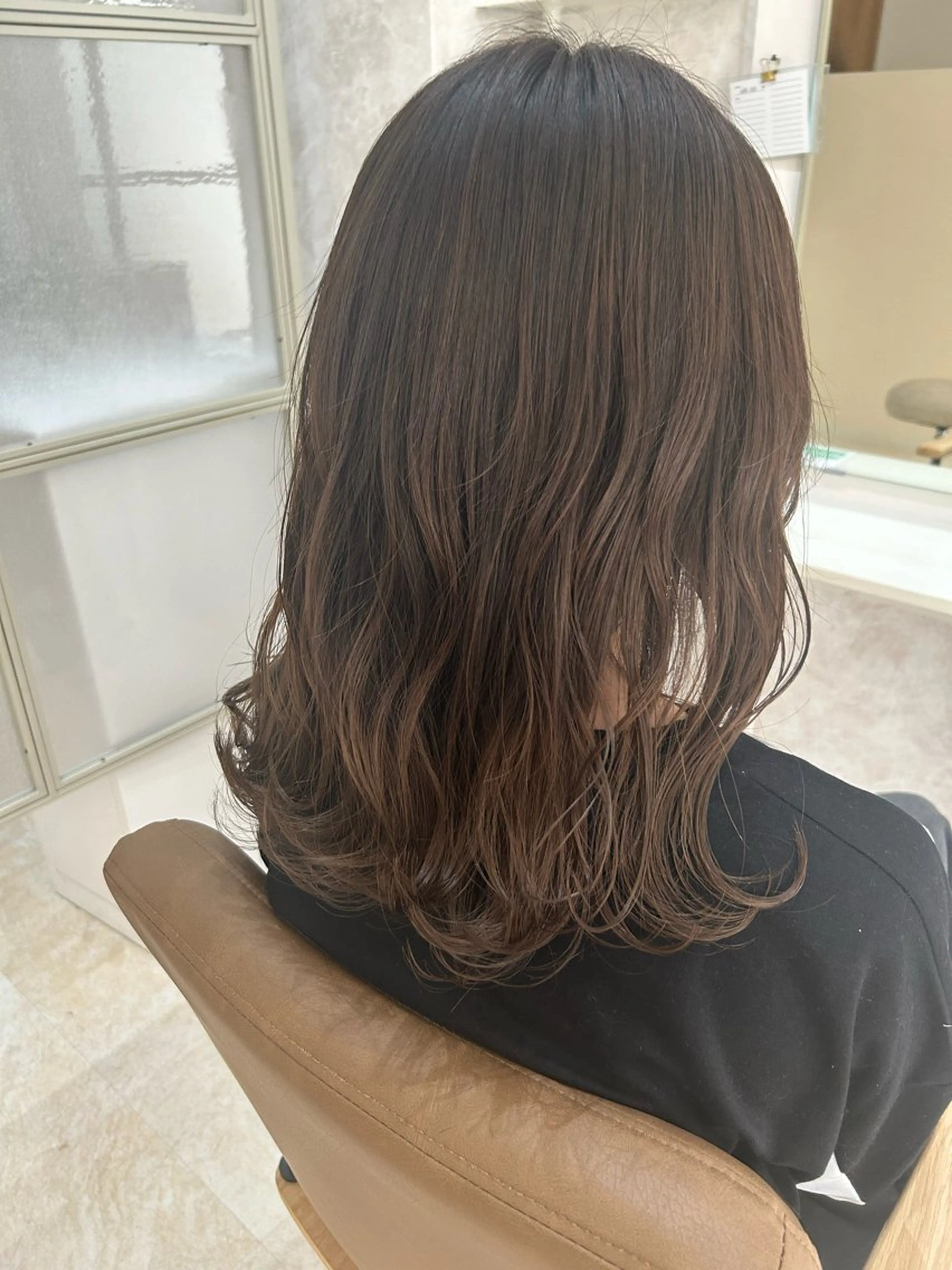 ミディアム ヘアカラー トリートメント ヘアセット 💙まこと💙艶 カラー(Rico)のヘアスタイル