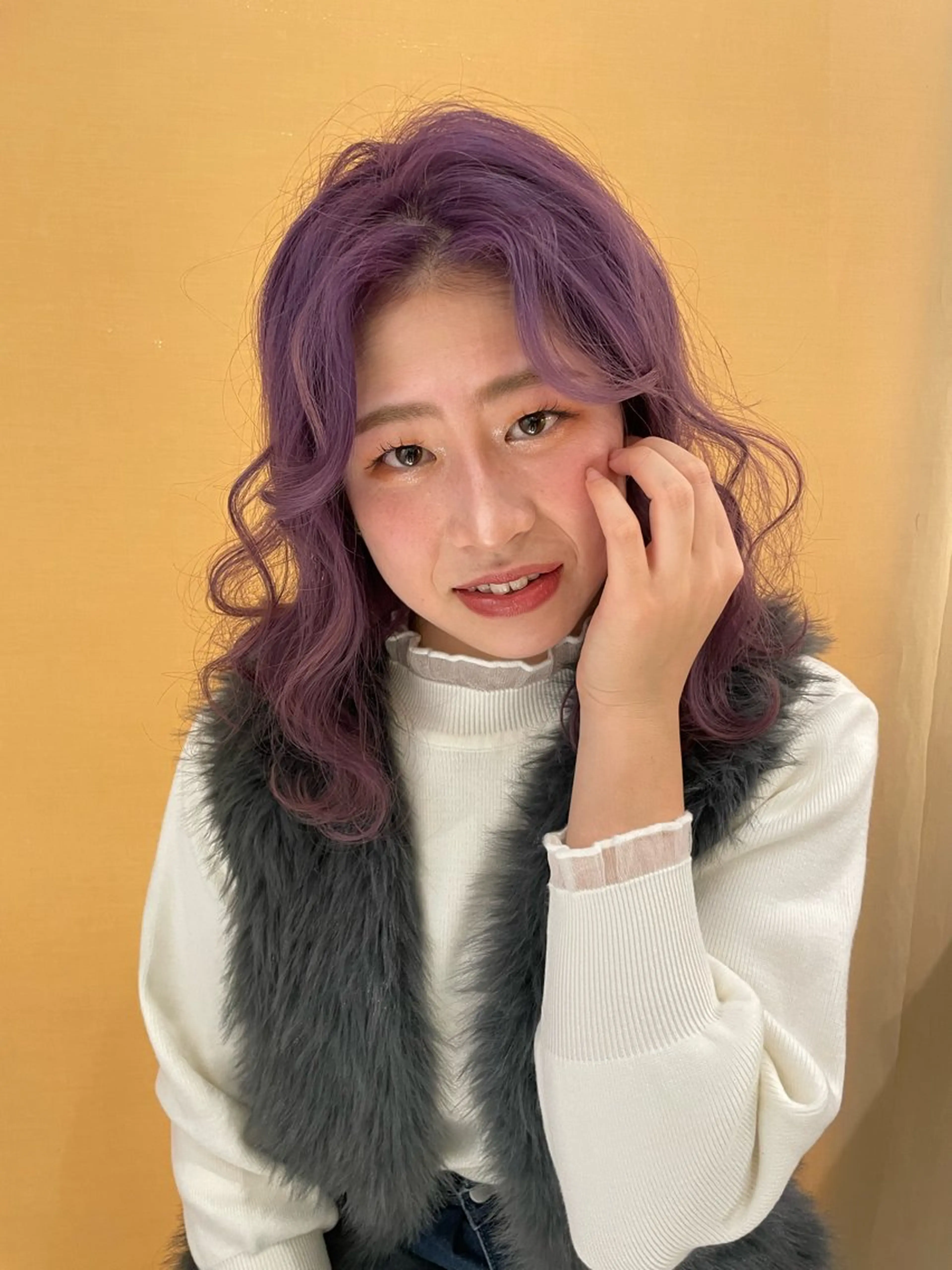 ミディアム カラー ヘアアレンジ 8HAIR / MAYUのヘアスタイル