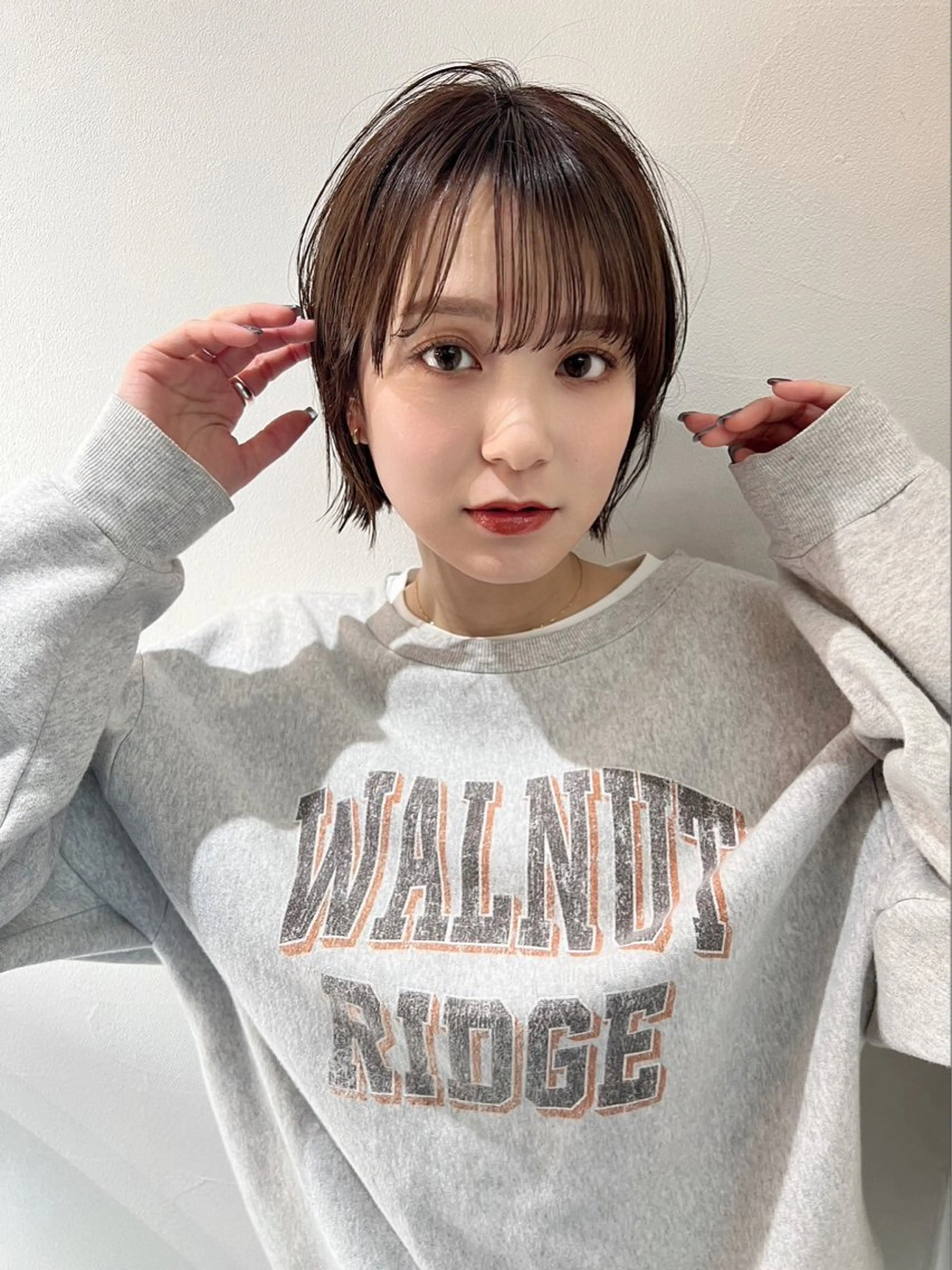 ミディアム カット ヘアカラー 大宮/ボブ/縮毛矯正 大瀧菜月のヘアスタイル