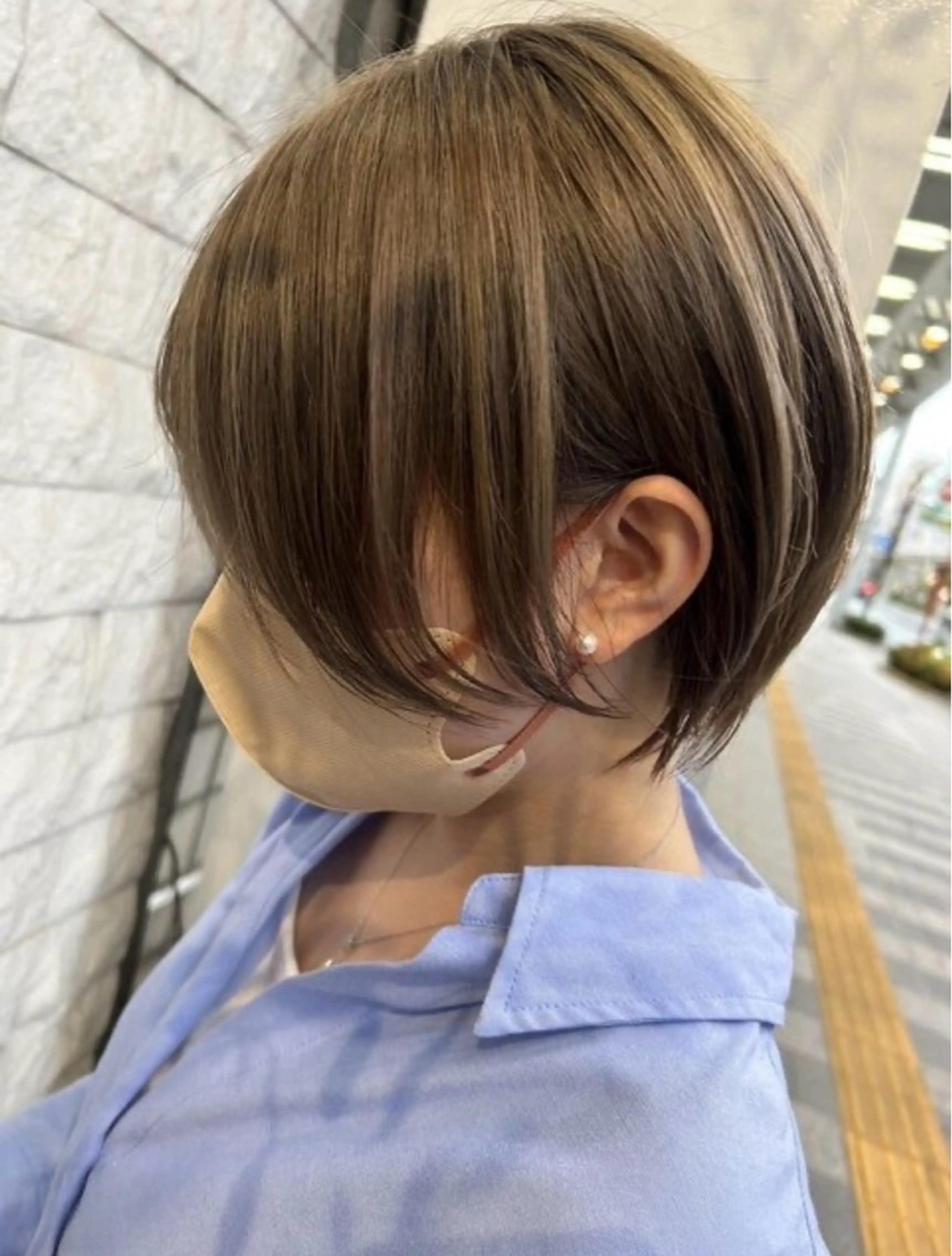 ショート 中竹 利奈のヘアスタイル