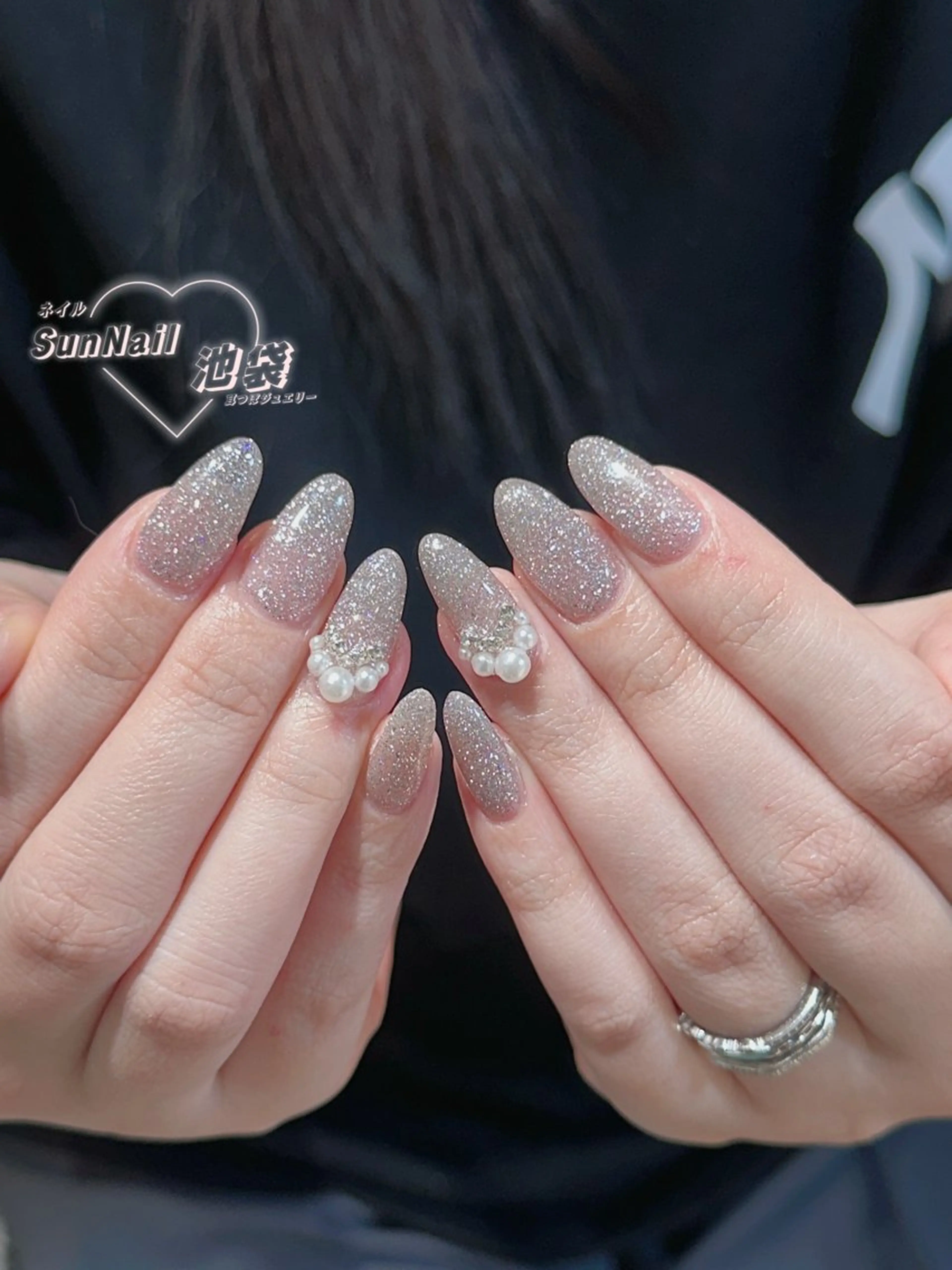 ネイル チークネイル 長さ出し フレンチネイル ガーリー 韓国ネイル ハンドネイル ハンドケア Sun Nail 池袋のエステ・リラクイメージ