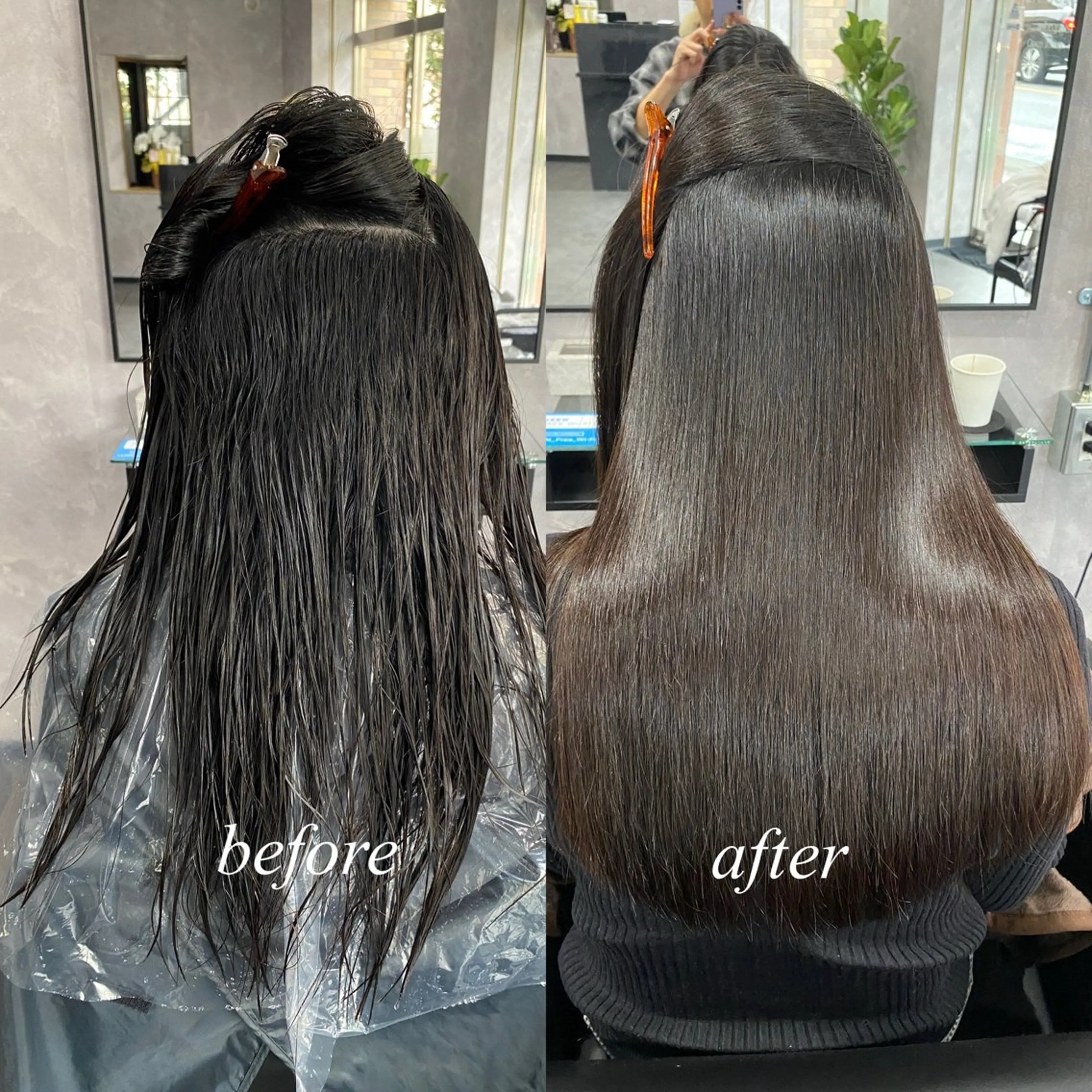 セミロング 髪質改善 縮毛矯正 トリートメント カット 縮毛矯正 トリートメント 【髪質改善】加藤 崇徳のヘアスタイル