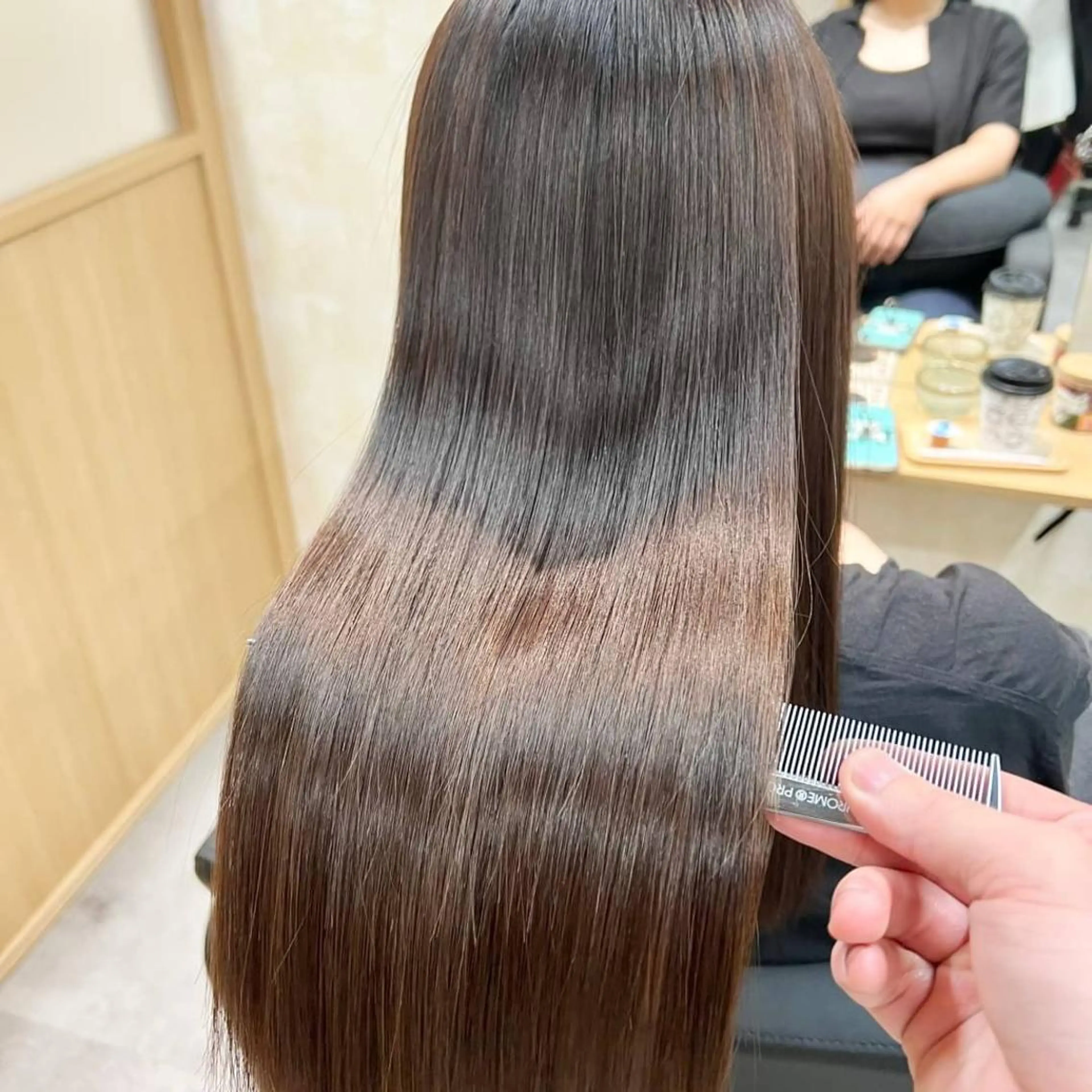 ロング カット 縮毛矯正 トリートメント 中根　いち 美髪を作るプロのヘアスタイル