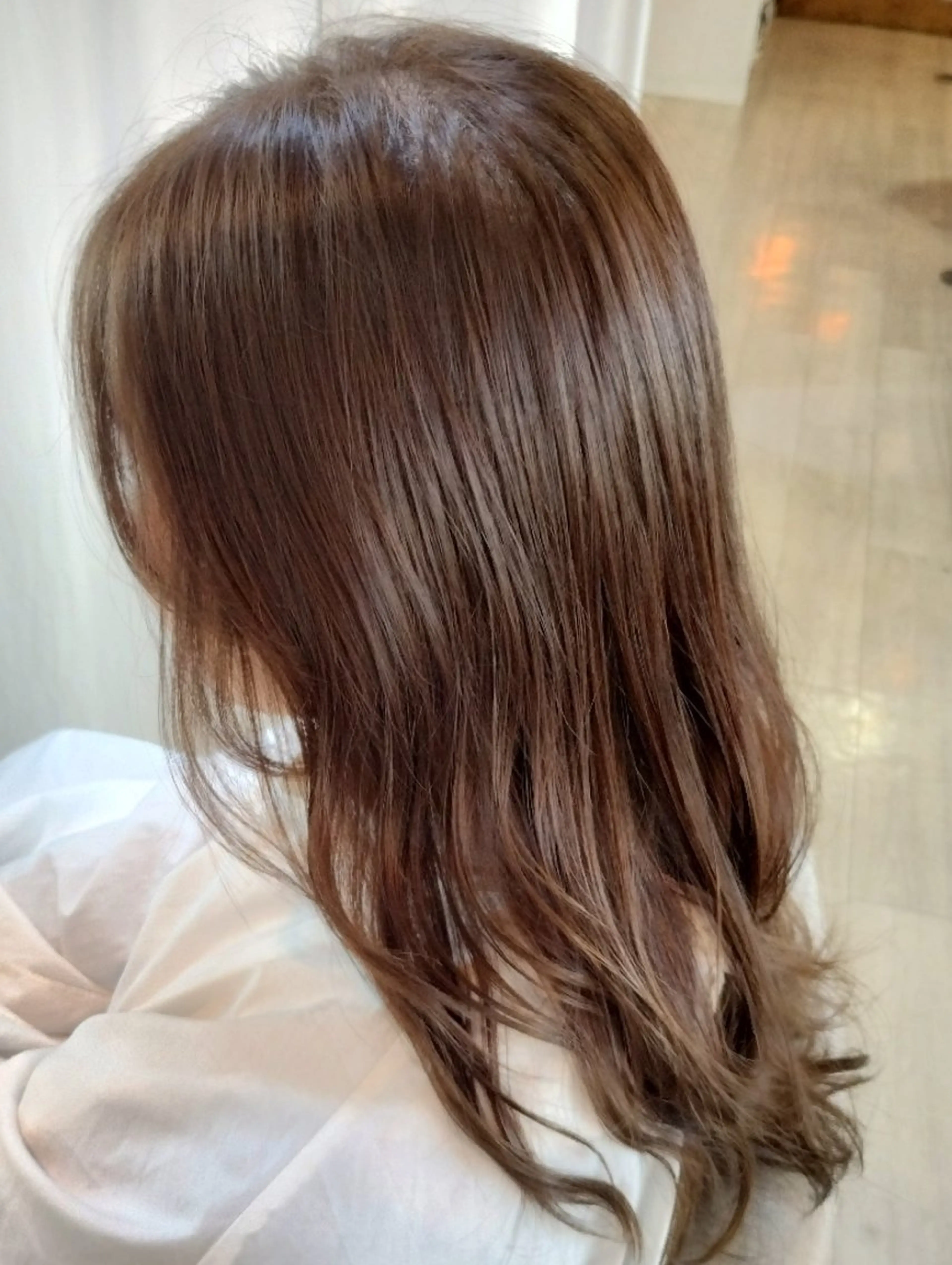 ロング カラー amiu/カラー/ス パ🐰土井志歩のヘアスタイル