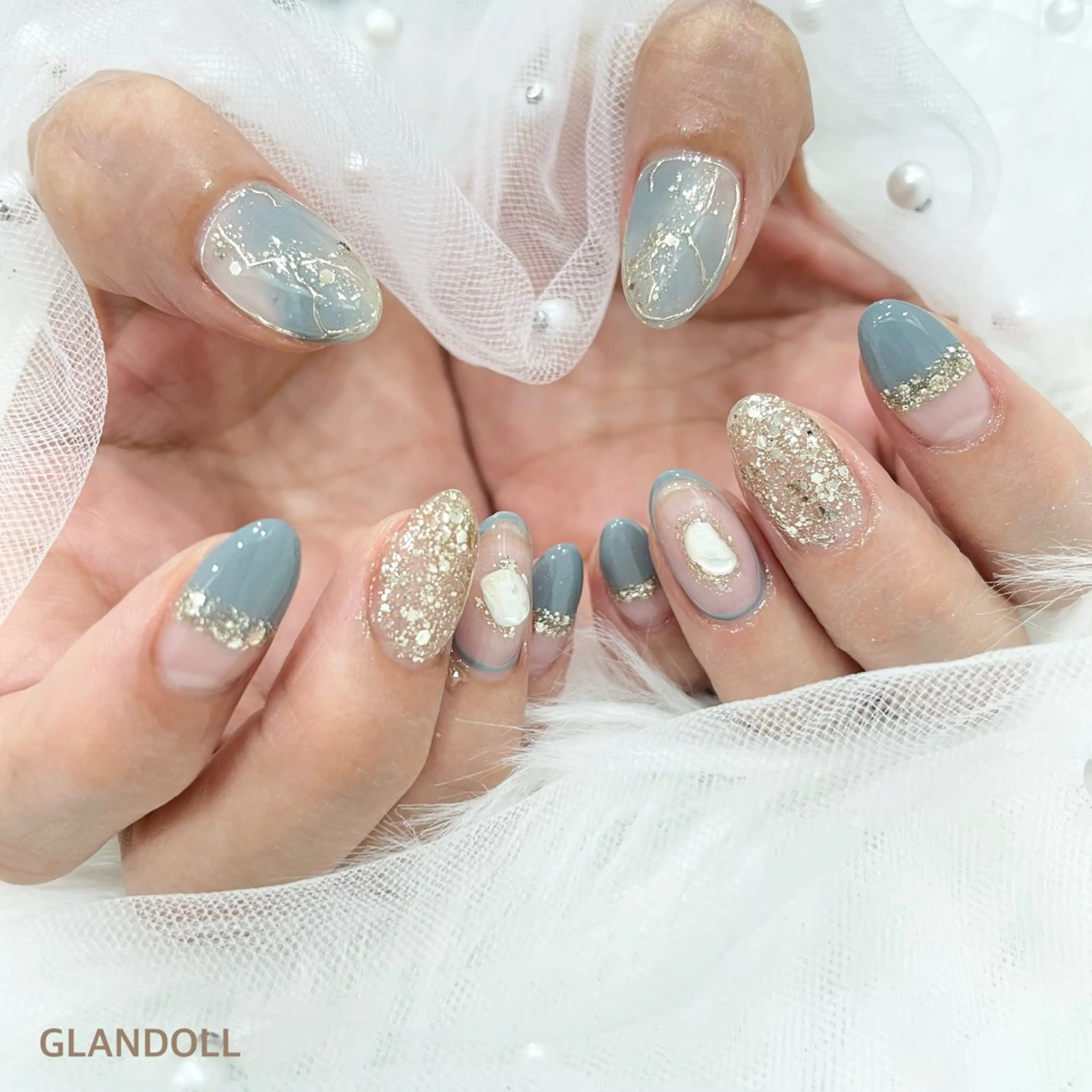 ネイル ハンドネイル GLANDOLL YURIのネイルデザイン