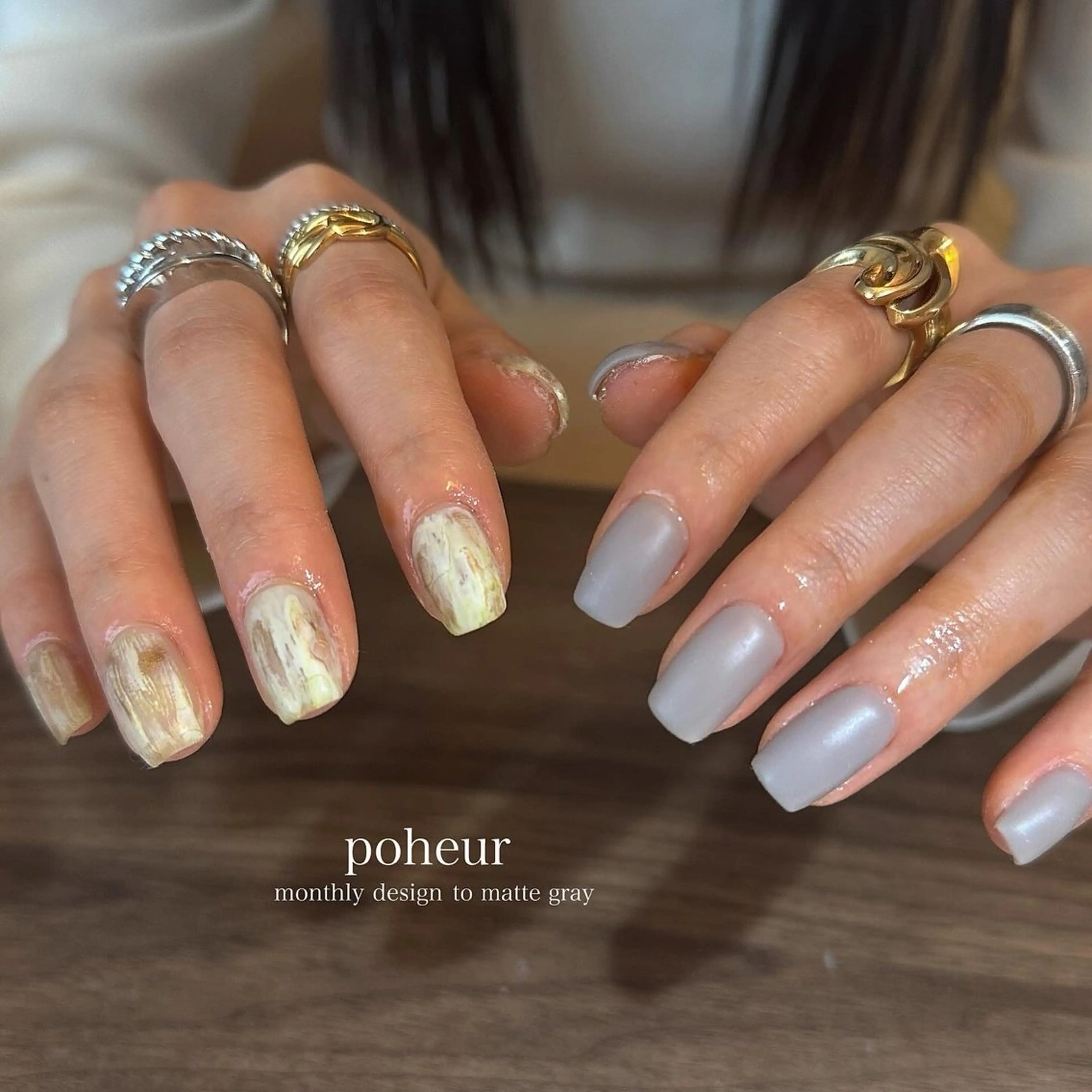 ネイル ワンカラーネイル ハンドネイル mio _POHEURのネイルデザイン