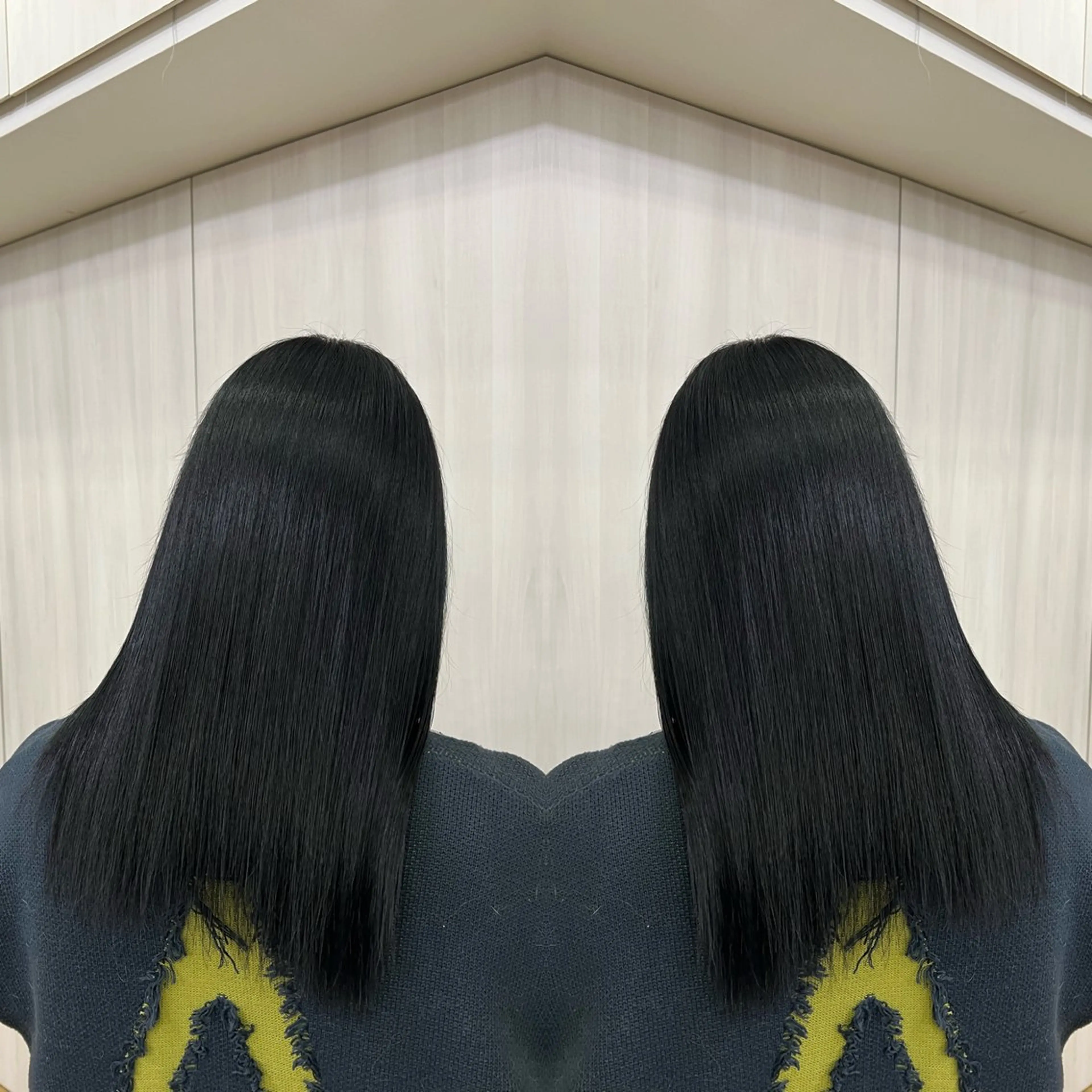 セミロング カラー ハイライト/レイヤー /ハイトーン/AOIのヘアスタイル