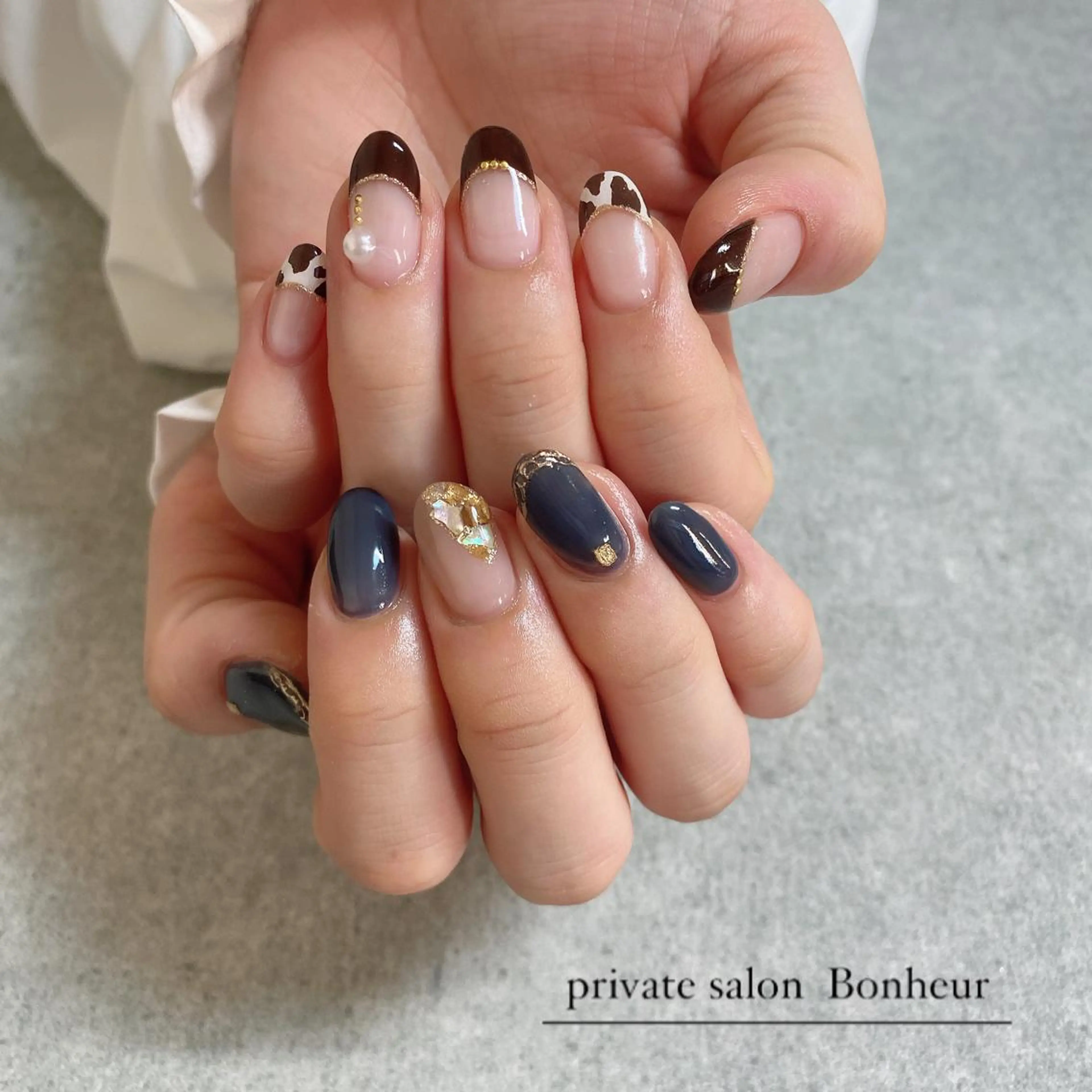 ネイル ハンドネイル BONHEUR Annaのネイルデザイン