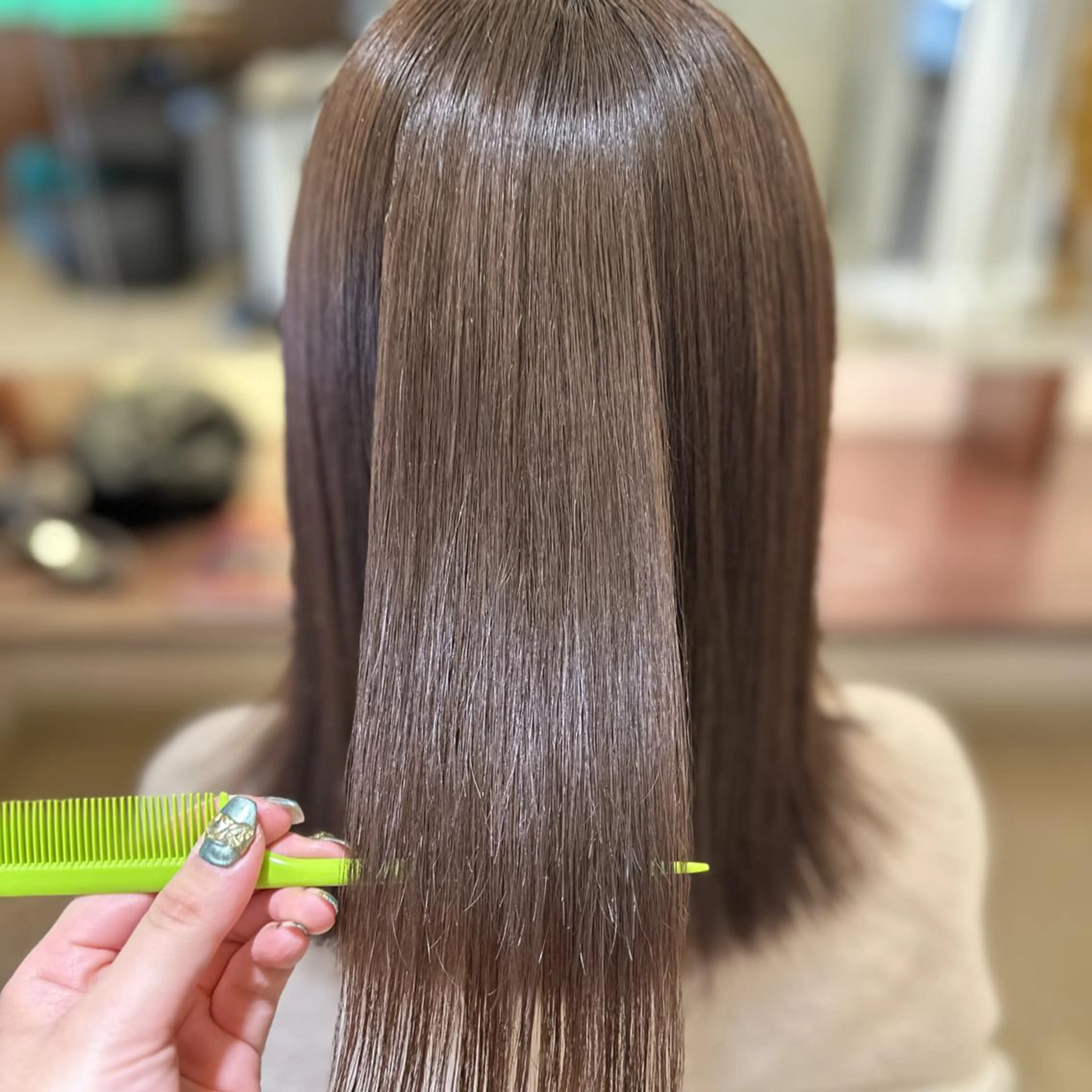 セミロング ヘアカラー トリートメント VanCouncil 札幌本店のヘアスタイル