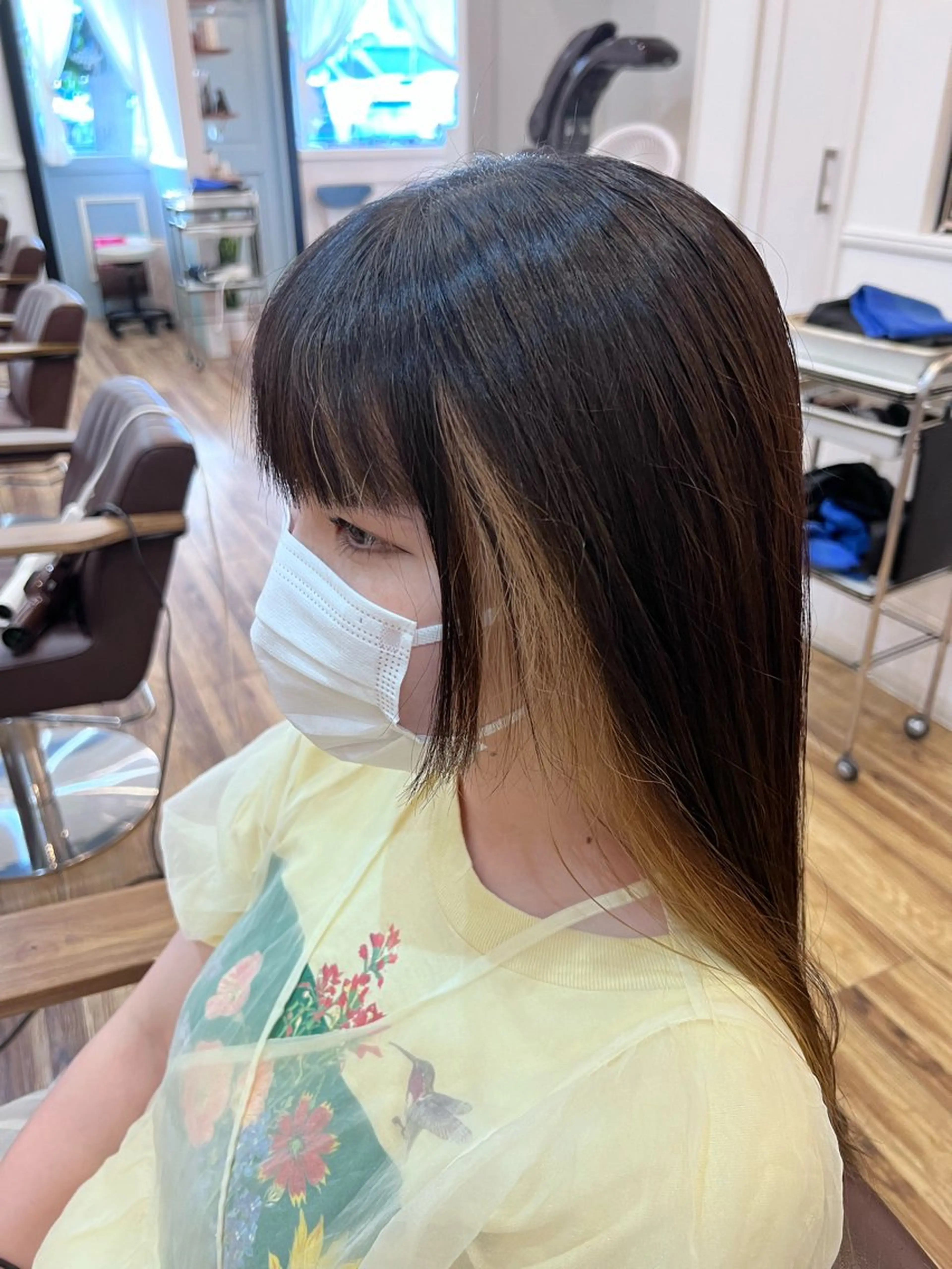 ロング カラー 🐰ハイトーンカラー 畠山 渡🐰のヘアスタイル