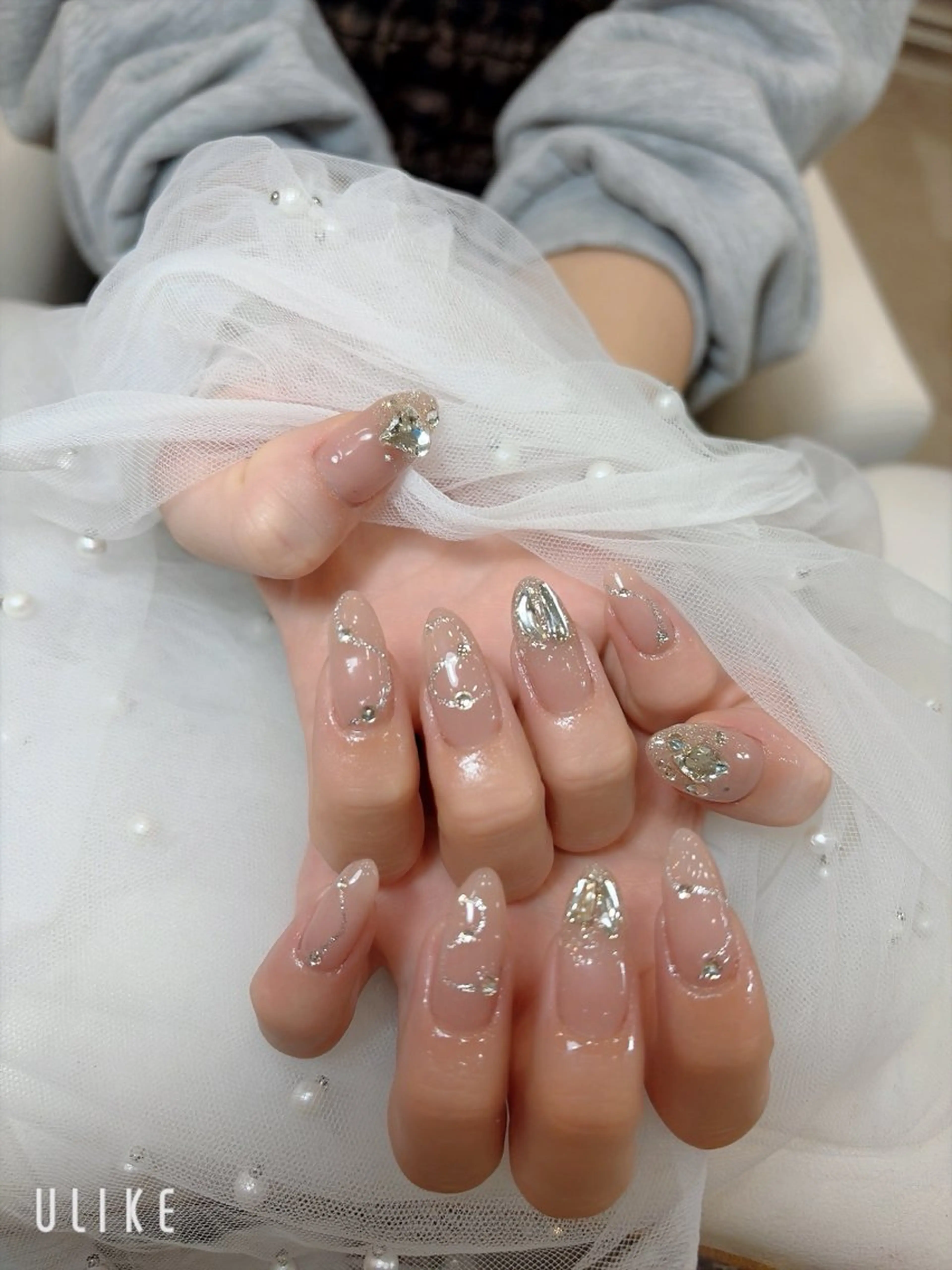 ネイル フレンチネイル 韓国ネイル マグネットネイル ニュアンスネイル オフィスネイル チョウ Rachaelのネイルデザイン