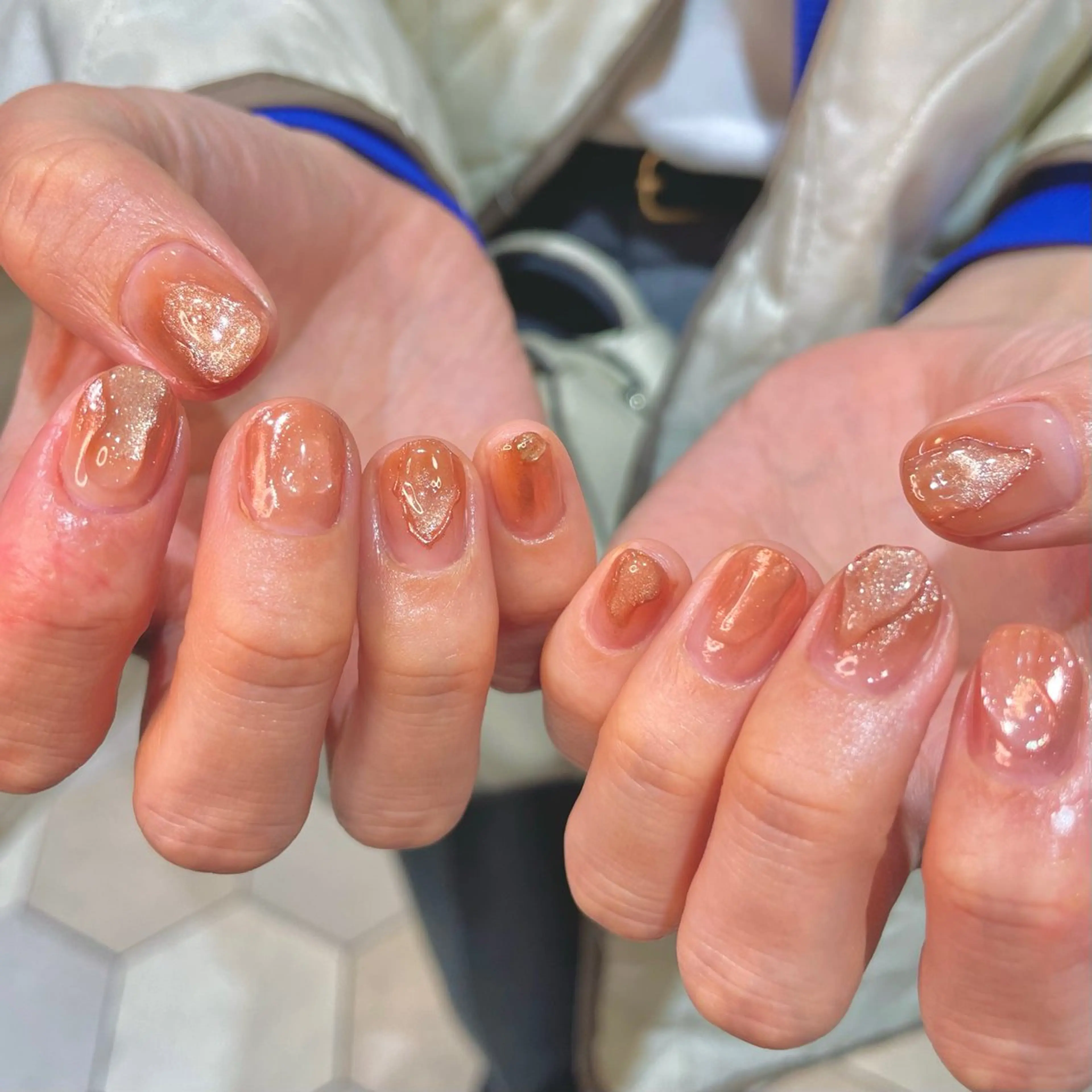 ネイル ニュアンスネイル ハンドネイル KULIN Kanaのマツエク・マツパデザイン