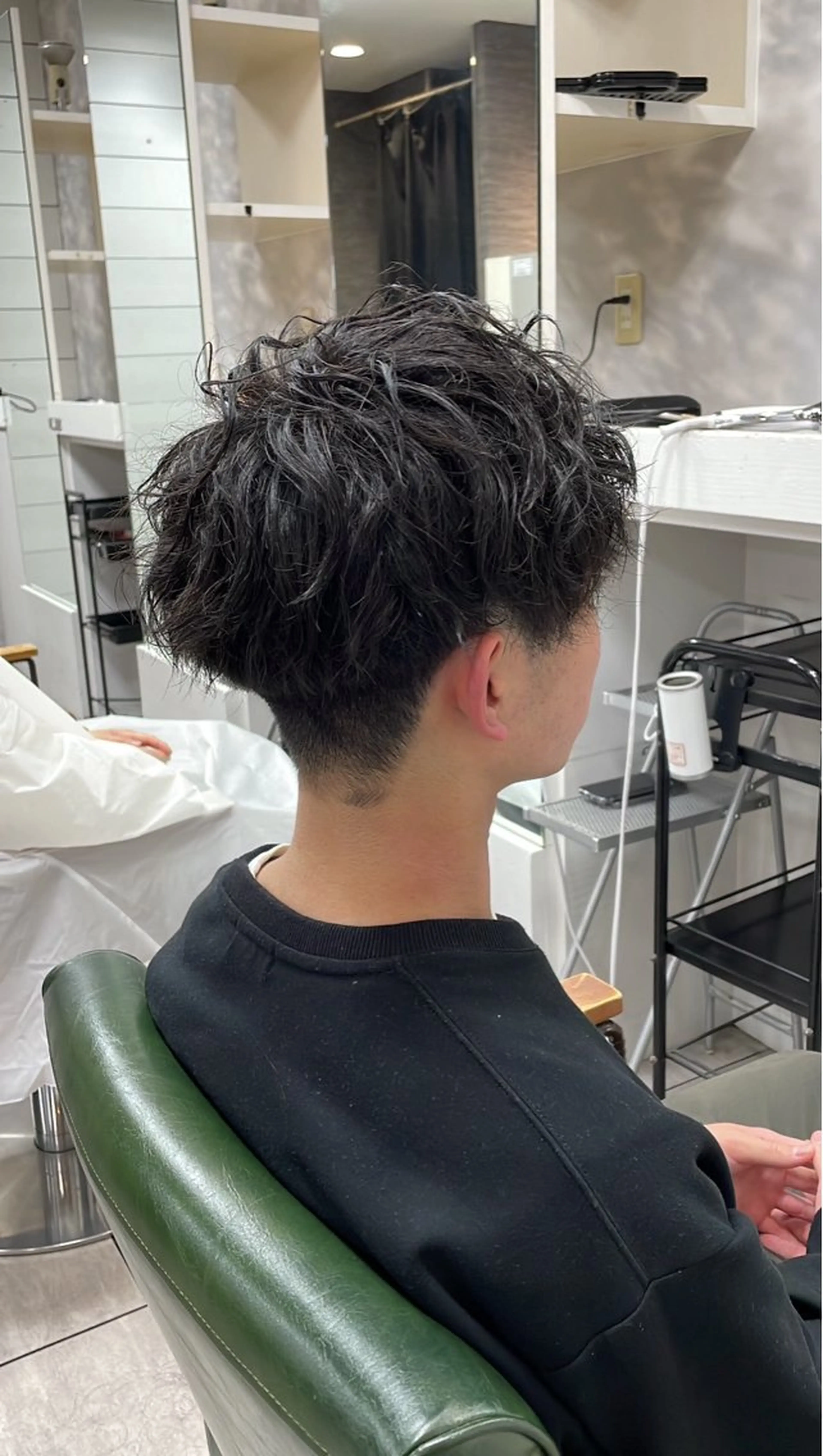 メンズ カット パーマ 似合わせカット✂️ 赤阪 隼🐧のヘアスタイル