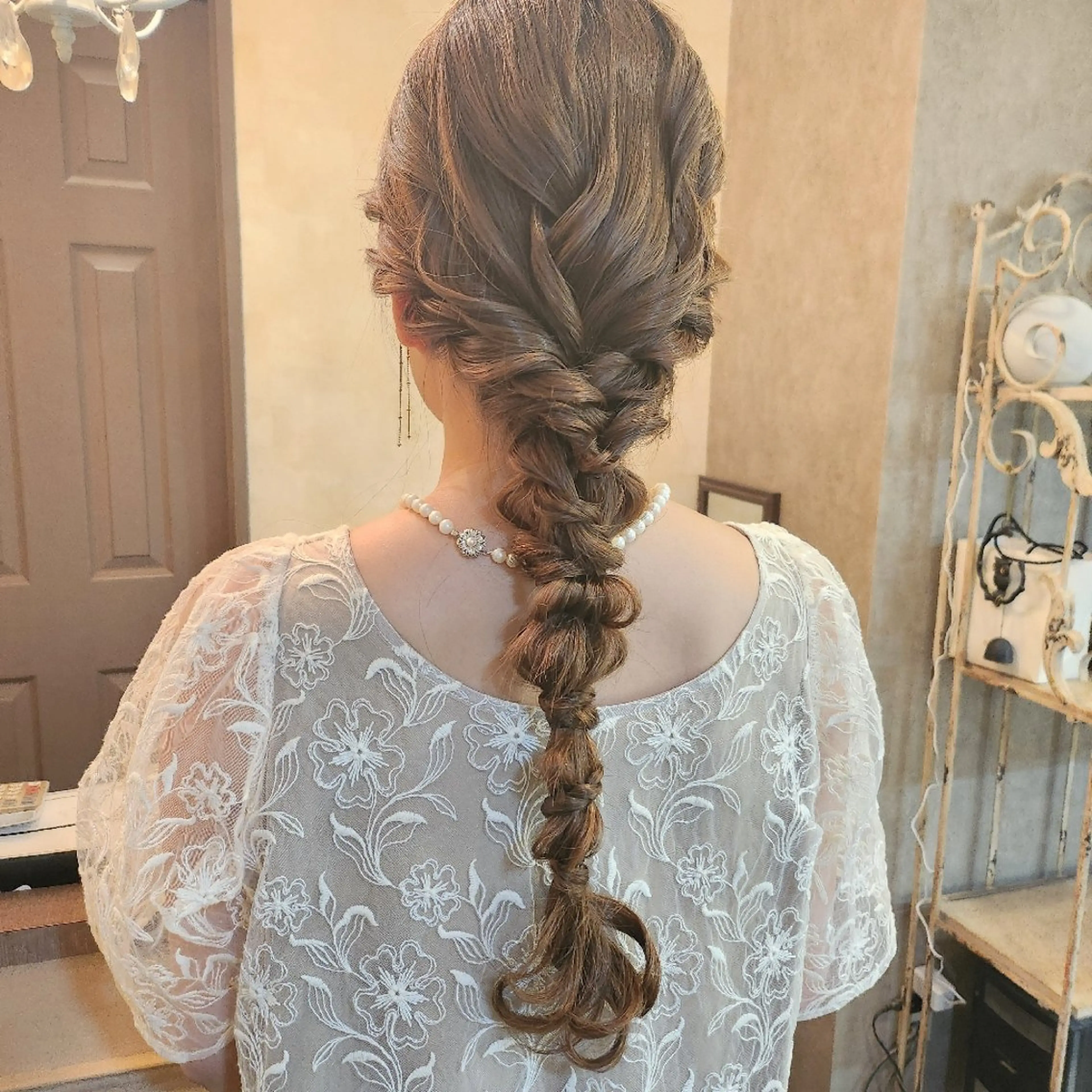 ロング ヘアアレンジ 田井中 悠紀のヘアスタイル