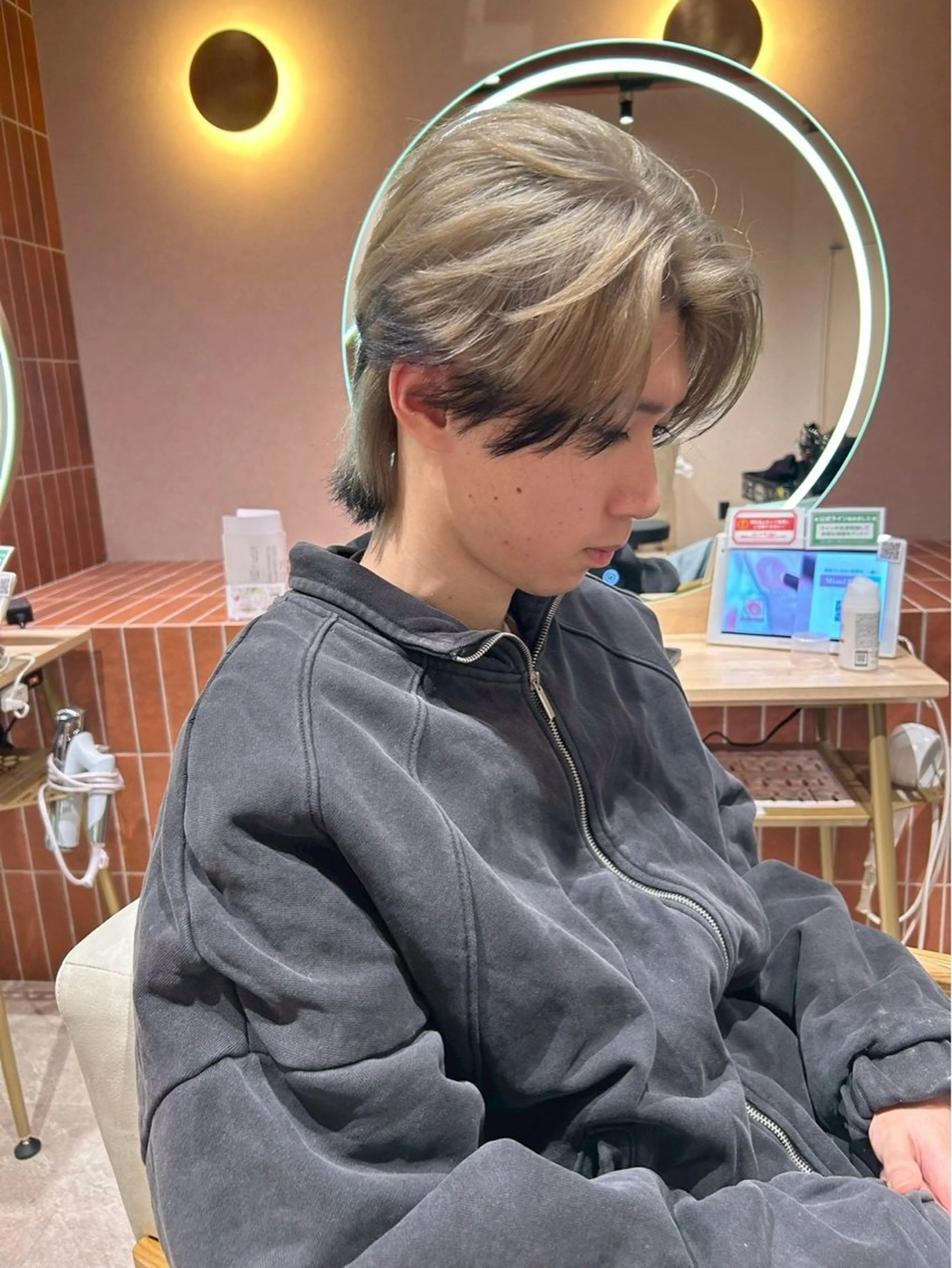 メンズダブルカラー👦🏻✨(ブリーチあり)➕クイックトリートメントの写真