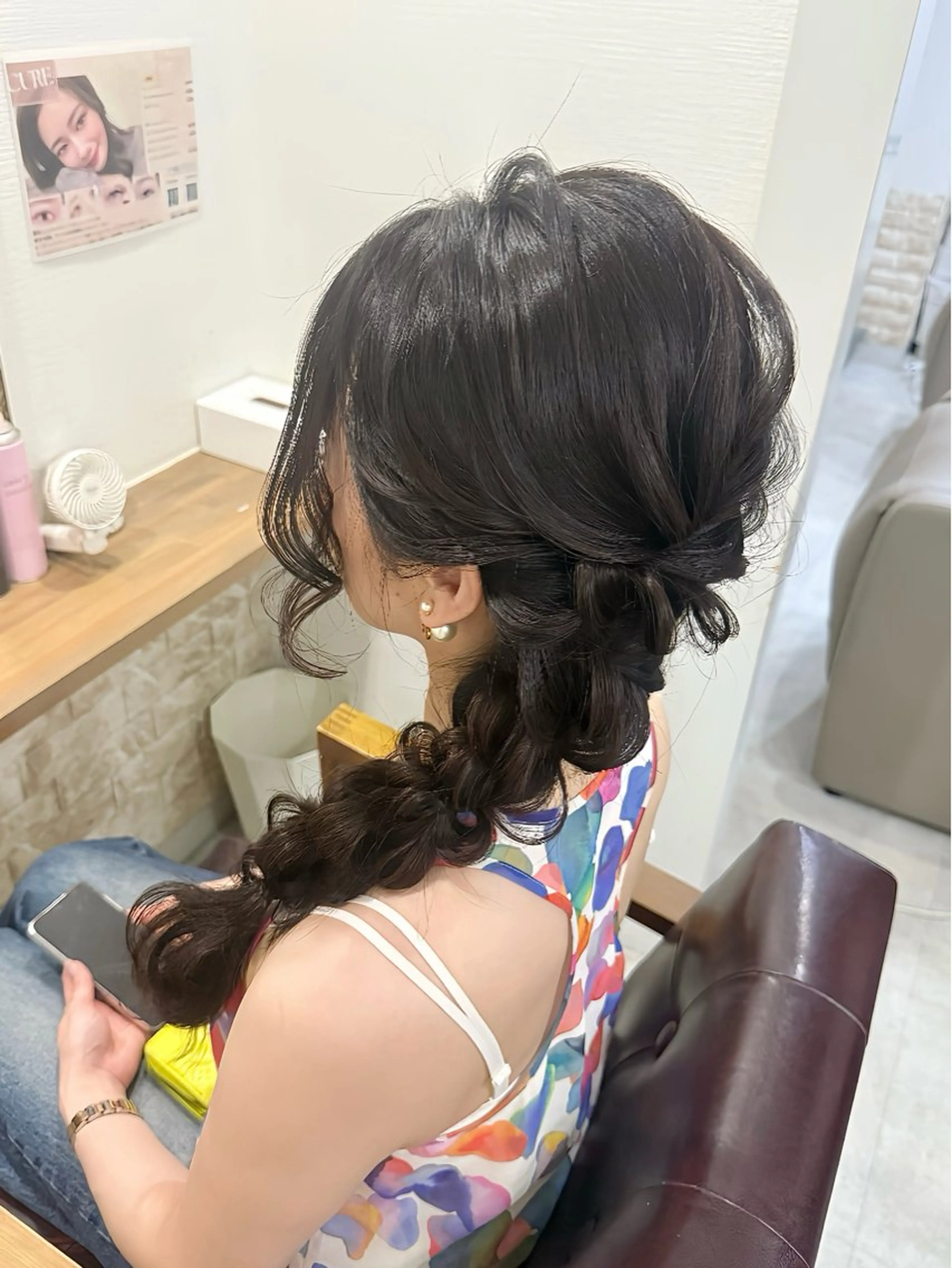 ヘアアレンジ ヘアセット セットサロンCURE 🩵あんみのヘアスタイル