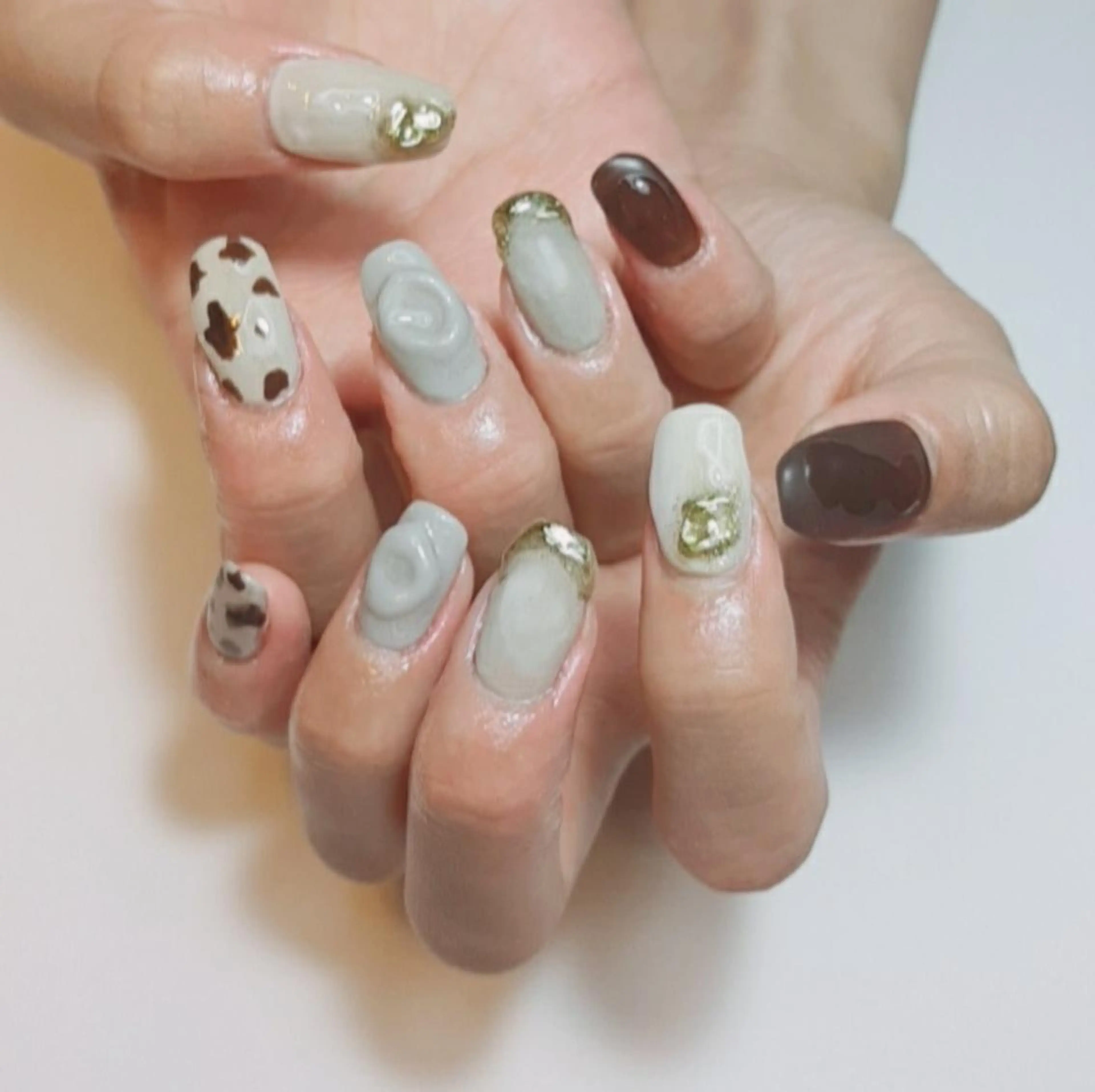ネイル マットネイル ニュアンスネイル owlnail /持込みデザイン専門のネイルデザイン